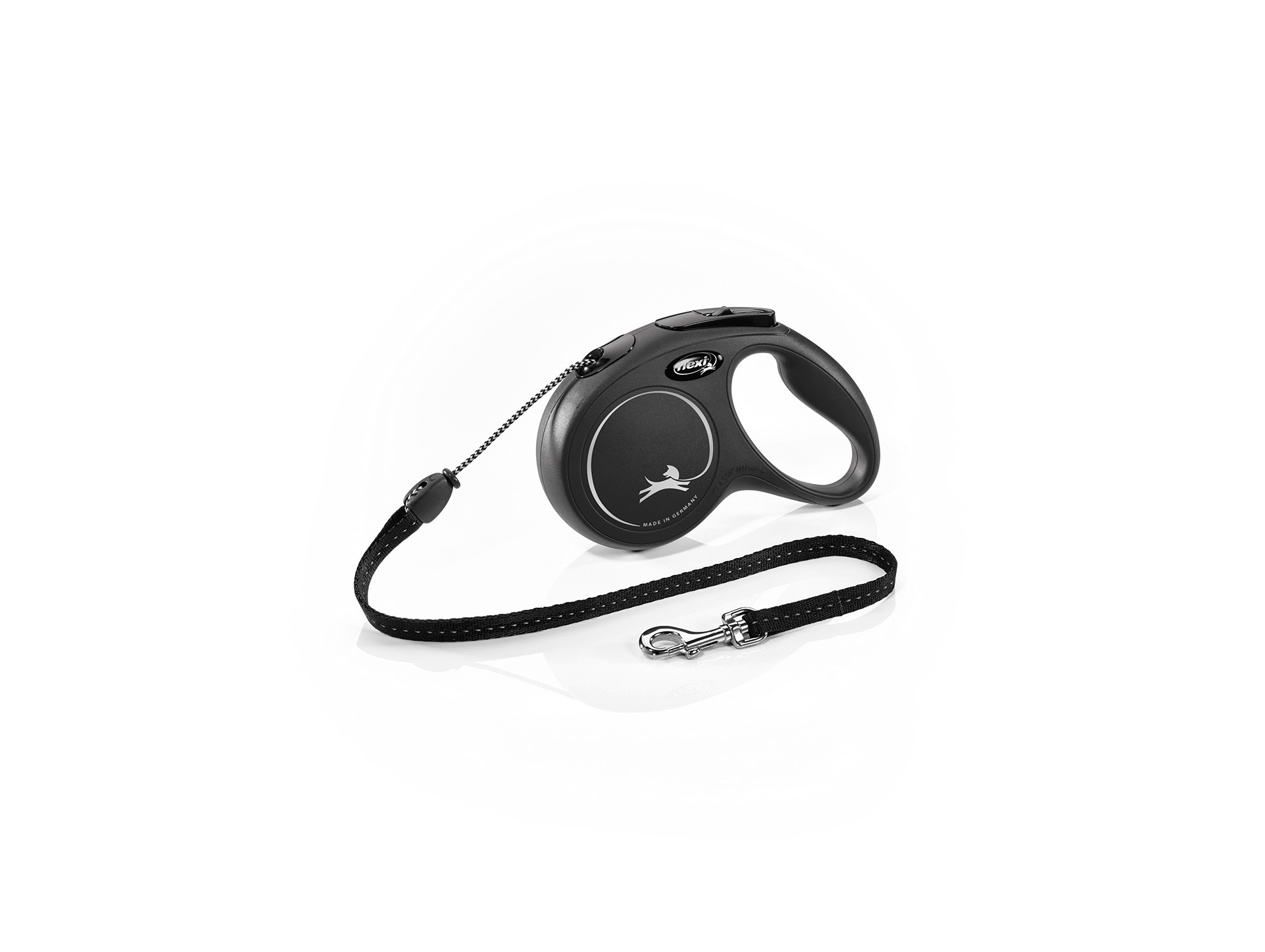 Laisse Classic FLEXI N°2 Noir L.5m