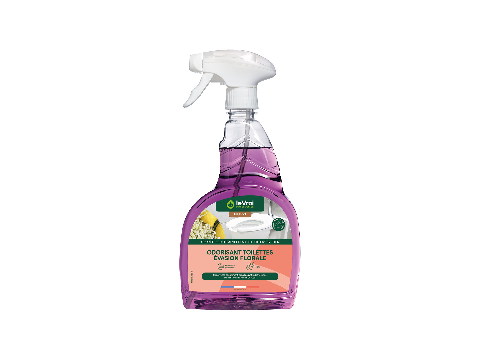 Odorisant toilettes LE VRAI évasion florale 750ml
