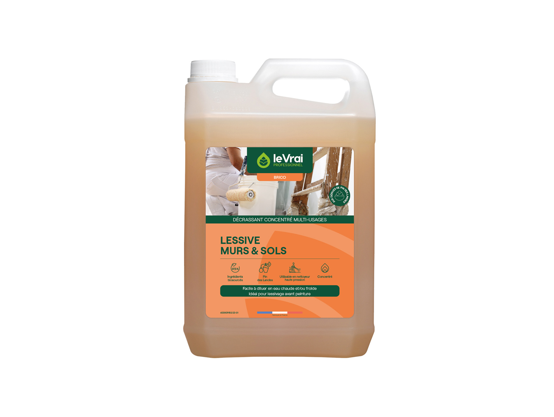 Lessive LE VRAI murs et sols 5L