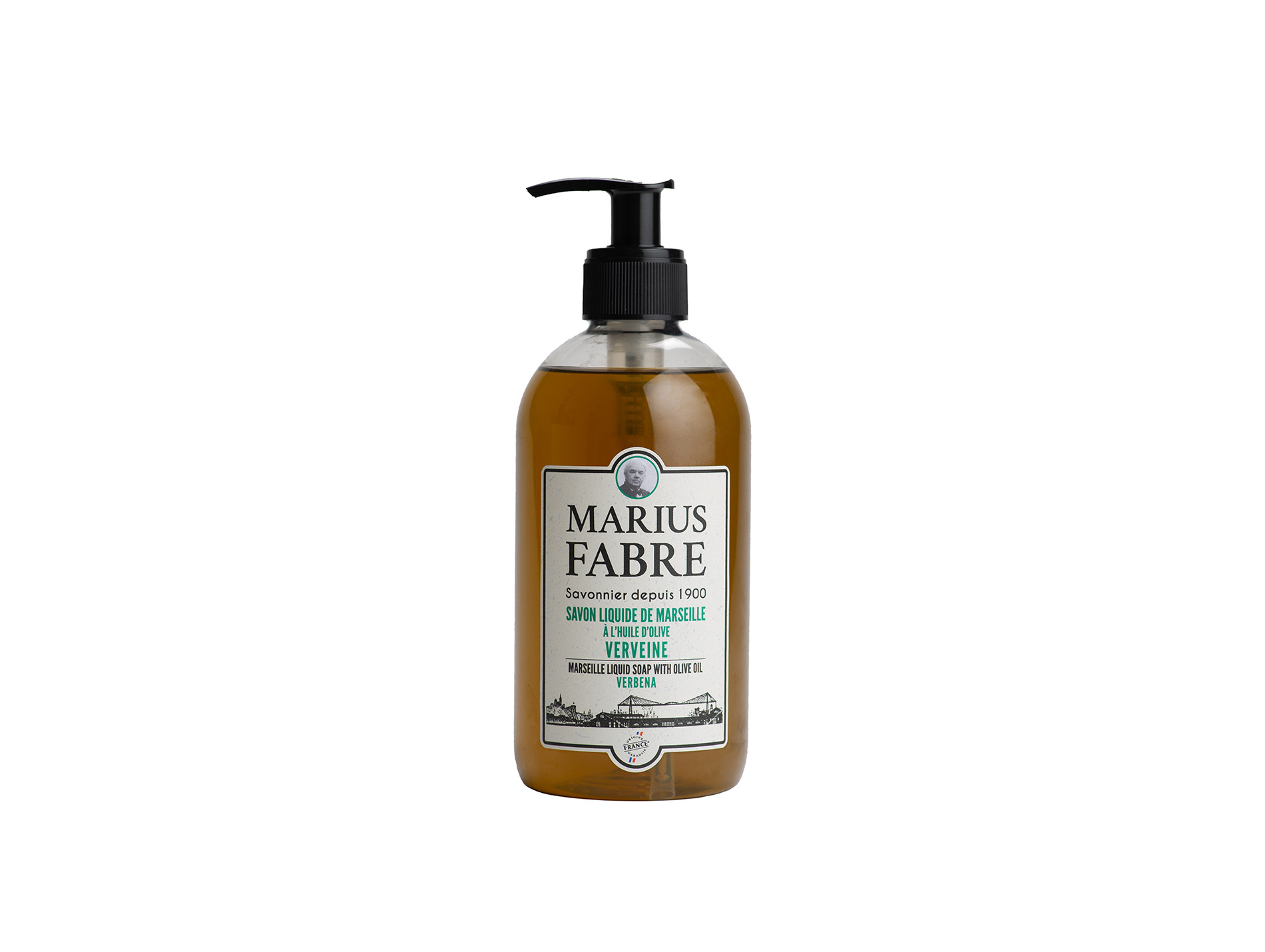 Savon de Marseille MARIUS FABRE liquide senteur verveine 400ml