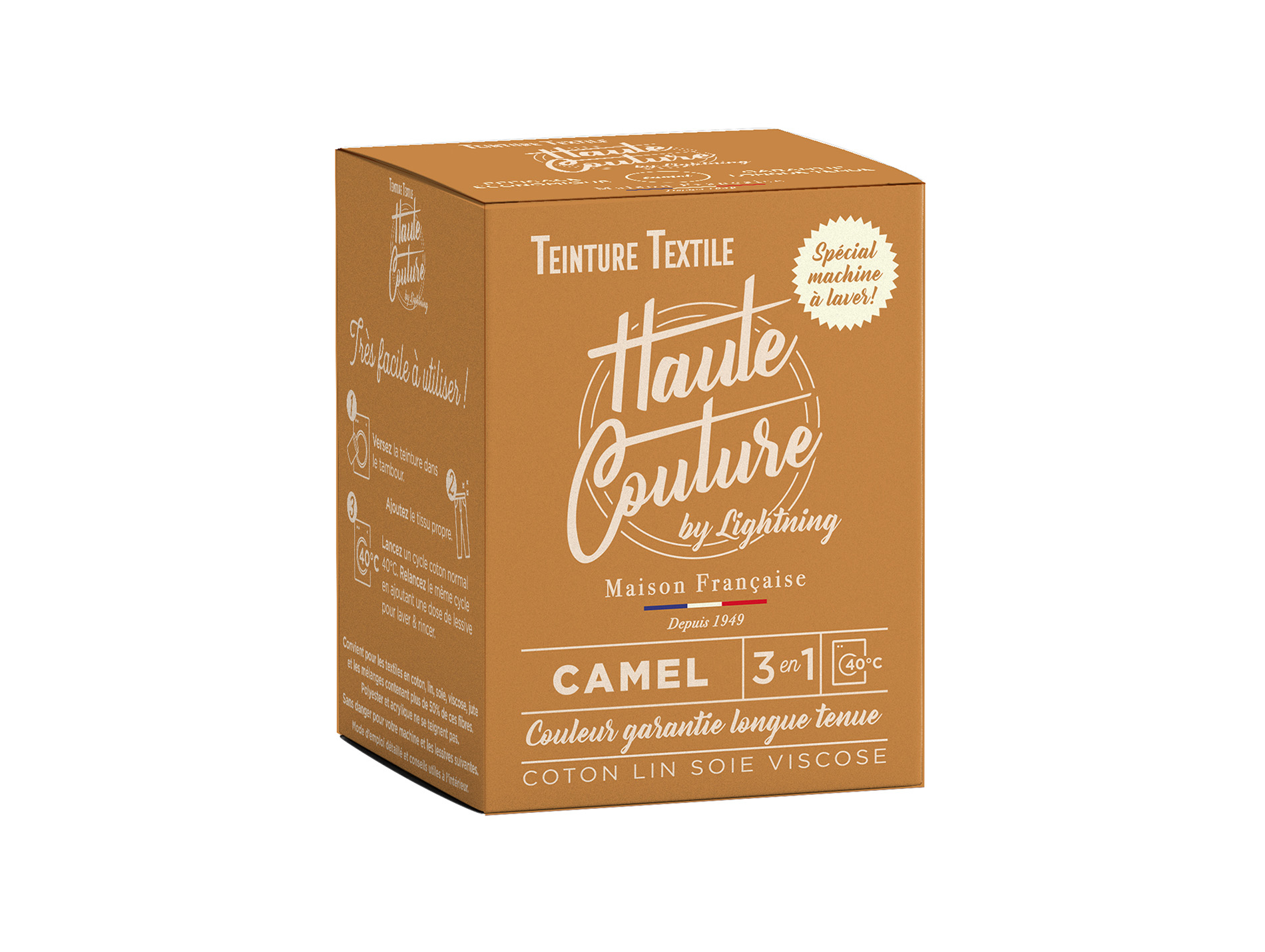 Teinture textile LIGHTNING haute couture camel 350g