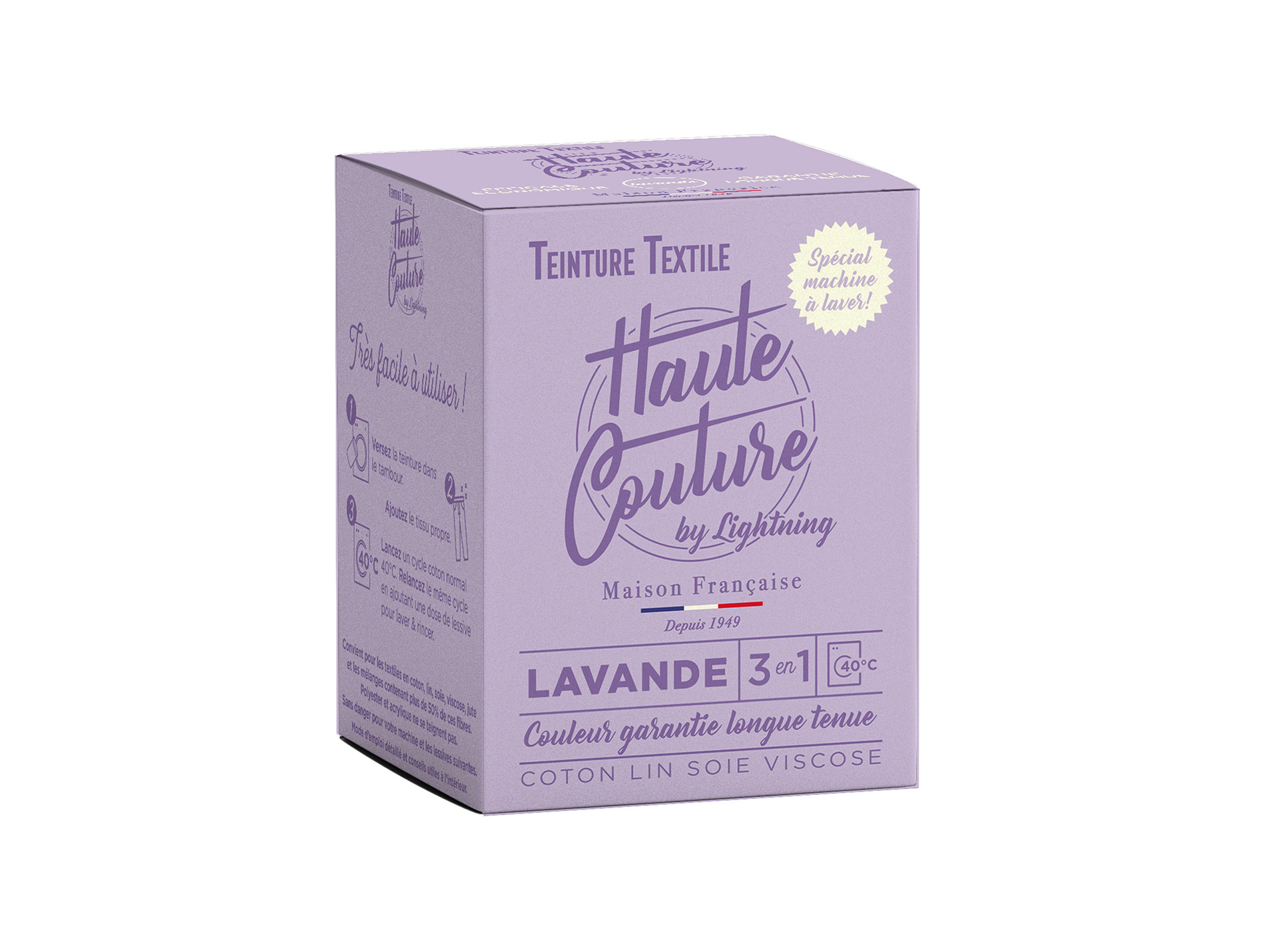 Teinture textile LIGHTNING haute couture lavande 350g