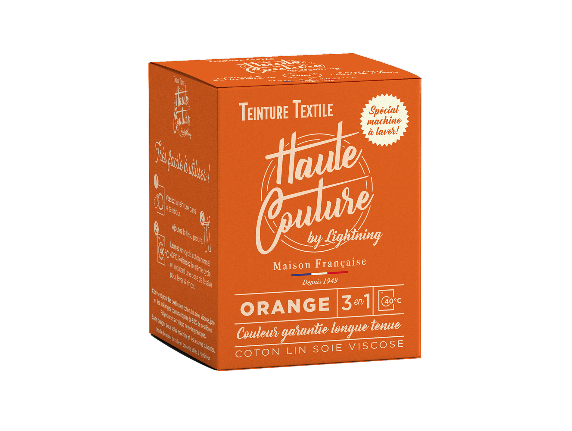 Teinture textile LIGHTNING haute couture orange 350g
