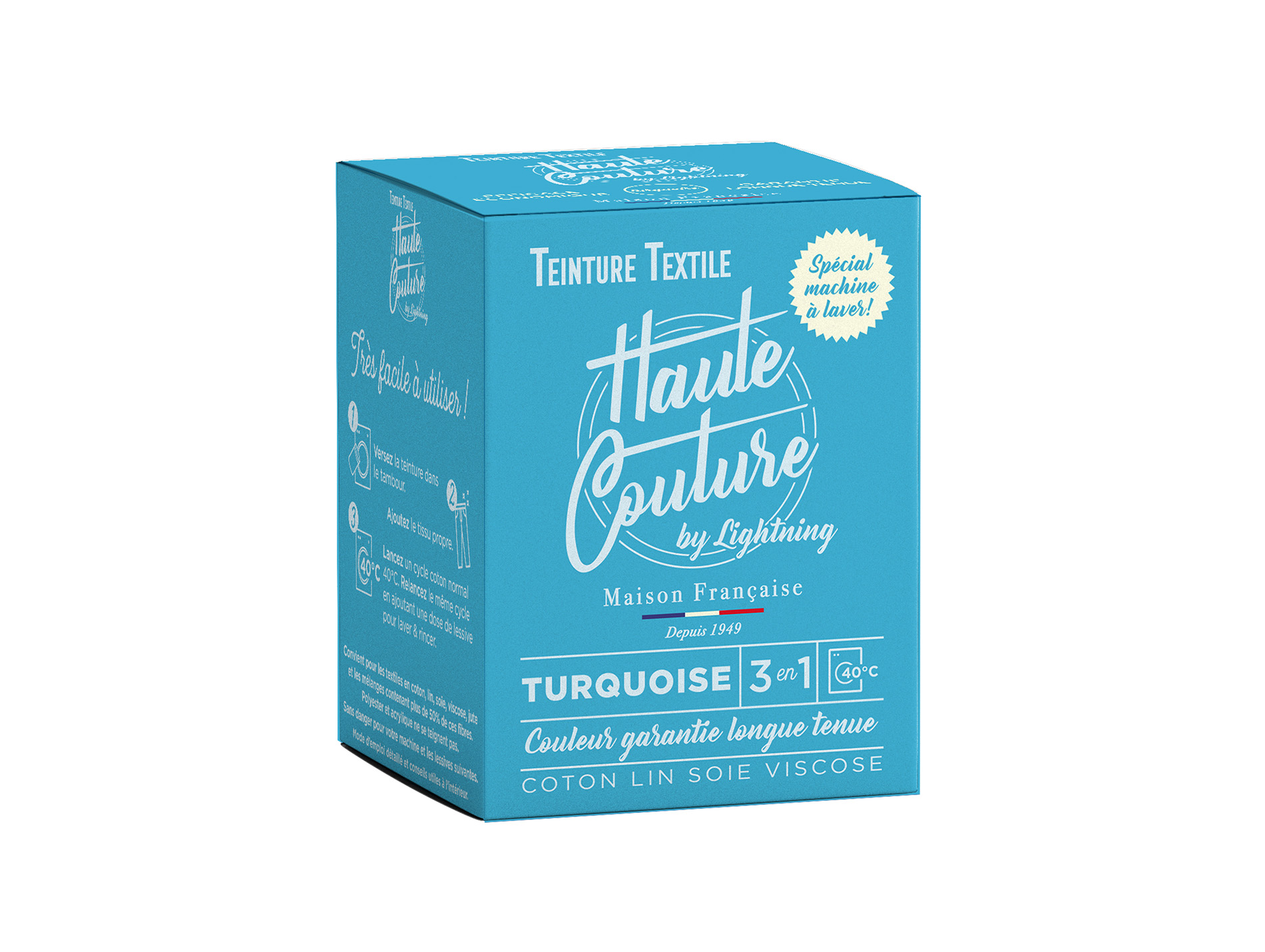 Teinture textile LIGHTNING haute couture turquoise 350g