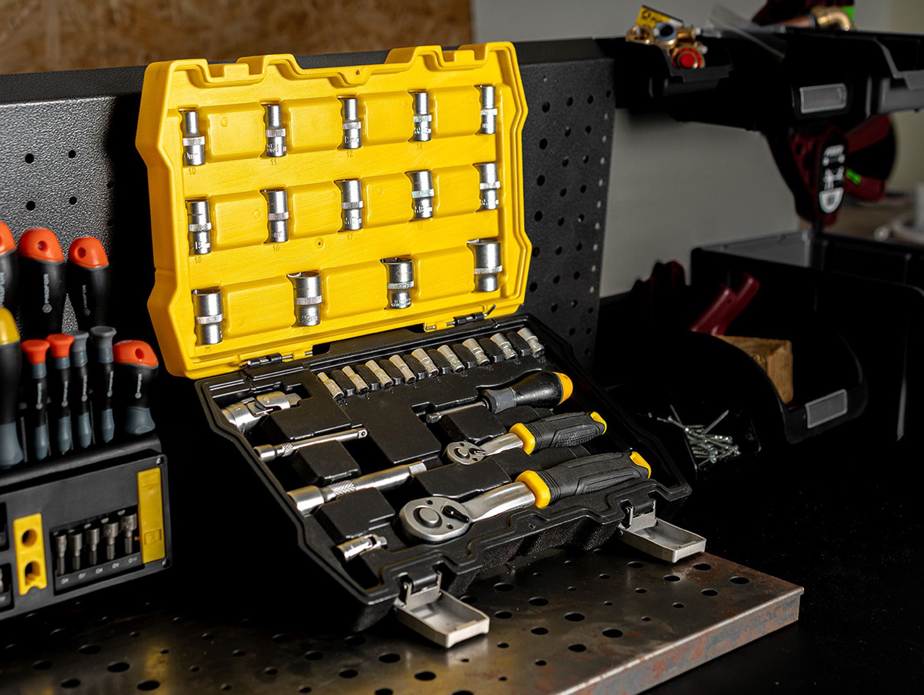 Coffret mixte PROFOR 1/4" et 1/2" 30 pièces