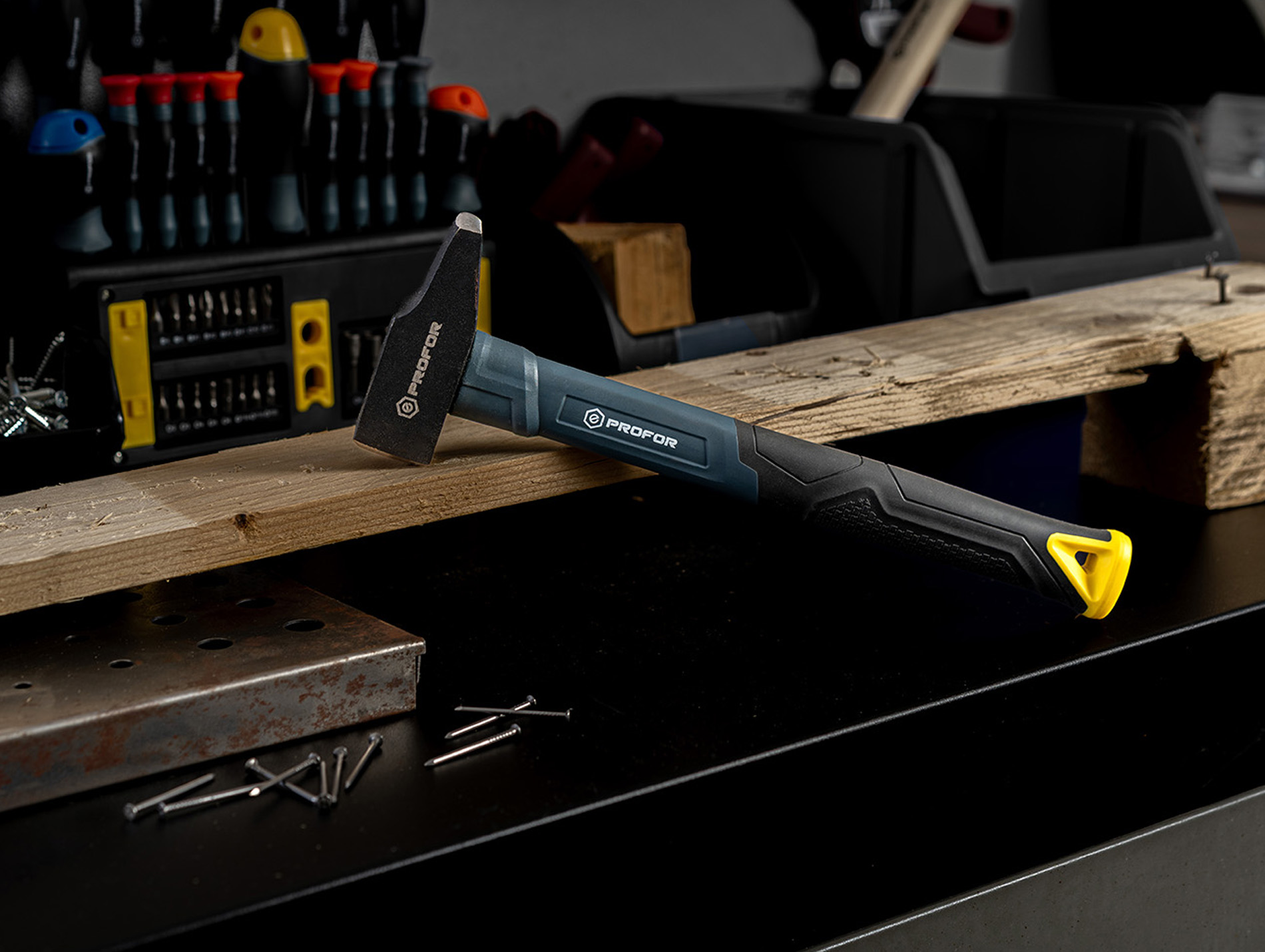 Marteau Rivoir PROFOR 30 mm manche bi-matière