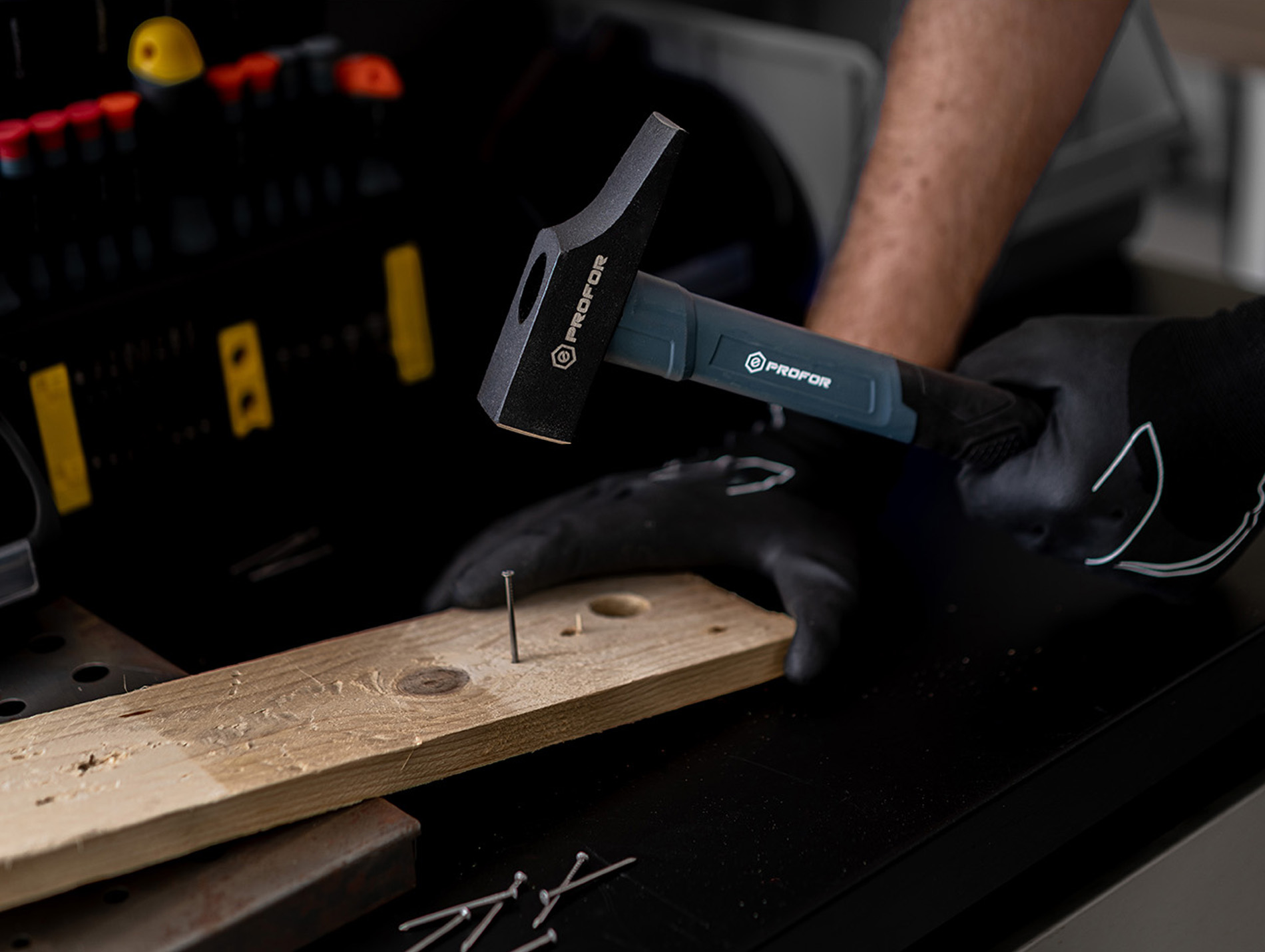 Marteau de menuisier PROFOR 30mm manche bi-matière