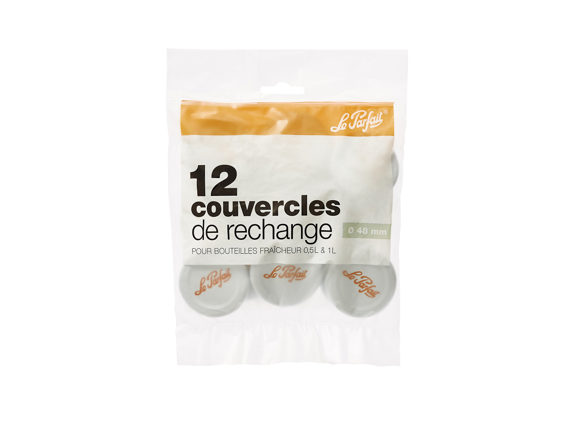 Couvercles bouteilles Fraîcheur LE PARFAIT Ø48mm x12