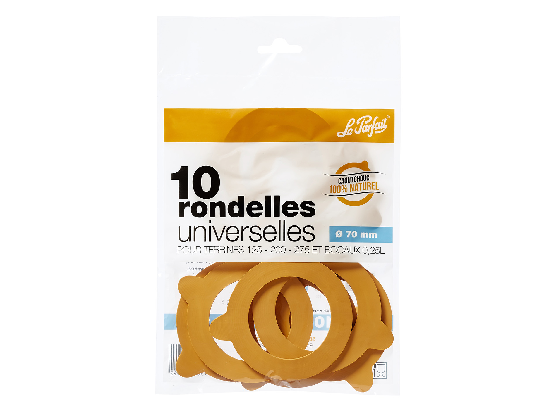 Rondelles LE PARFAIT Super 1 oreille Ø70mm x10
