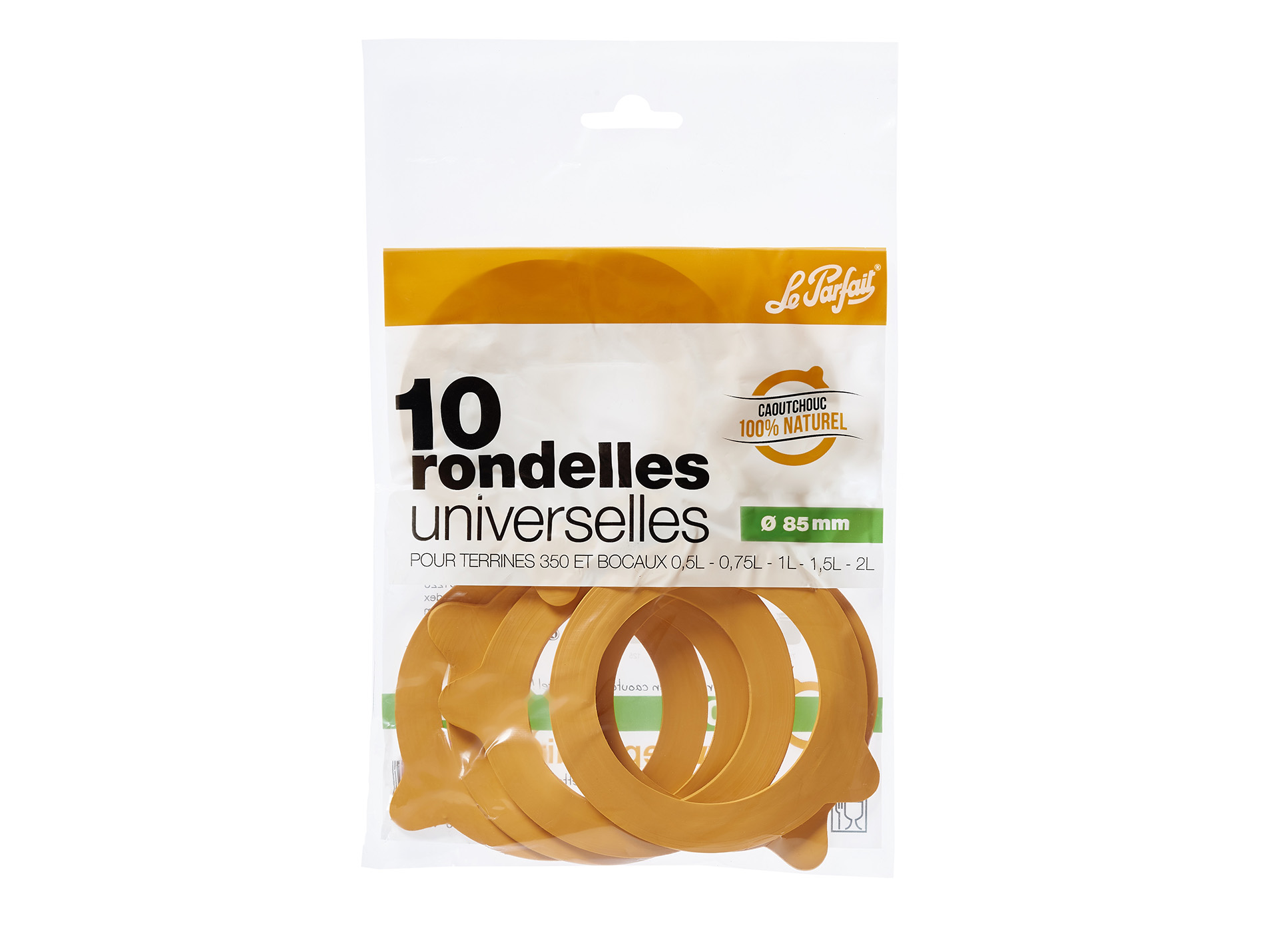 Rondelles LE PARFAIT Super 1 oreille Ø85mm x10