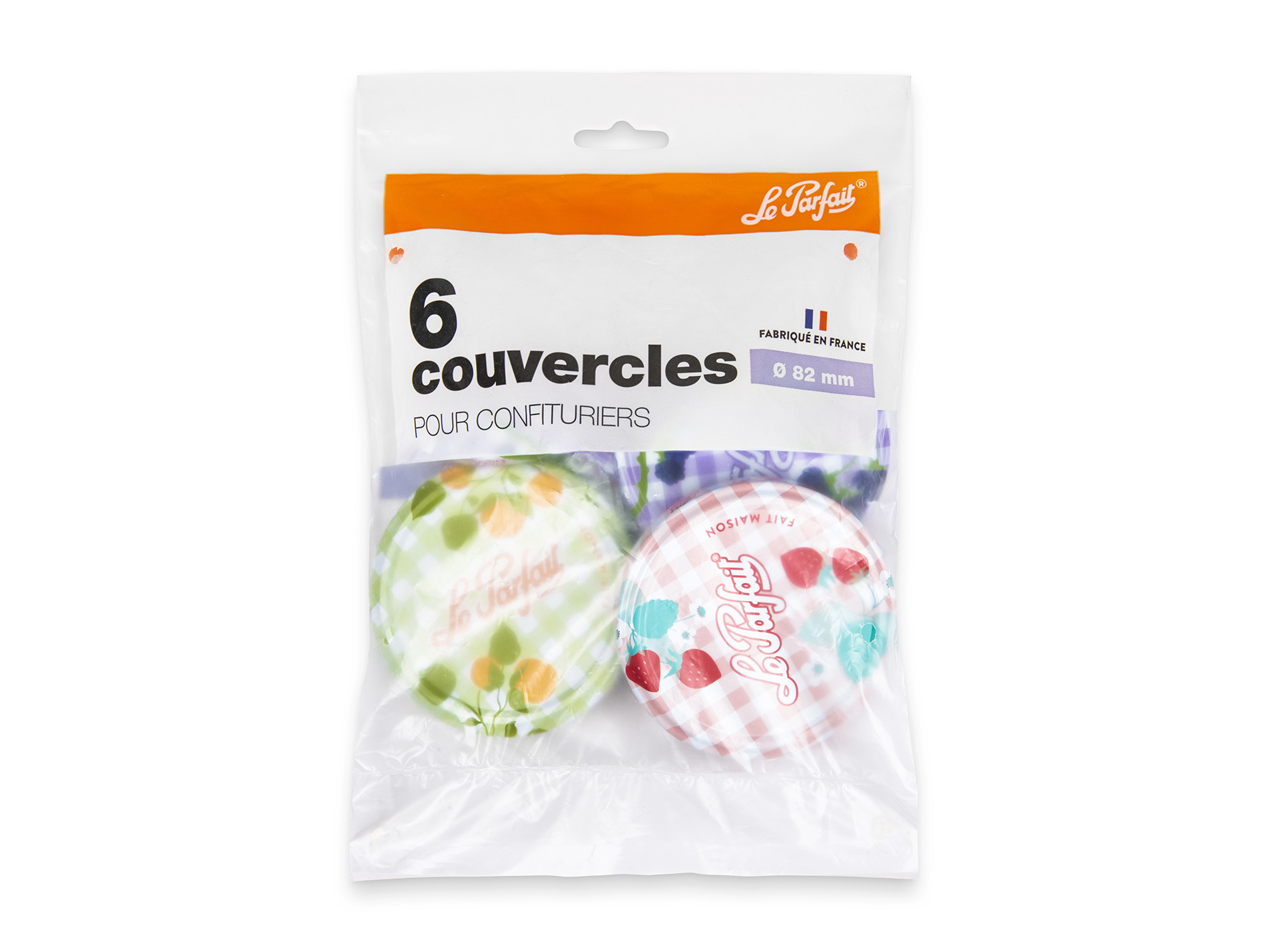 Couvercles pour confituriers LE PARFAIT Ø82mm x6