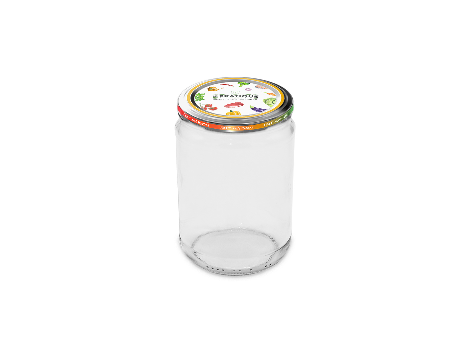 Bocaux LE PRATIQUE Twist off Ø82mm 0,5L x6