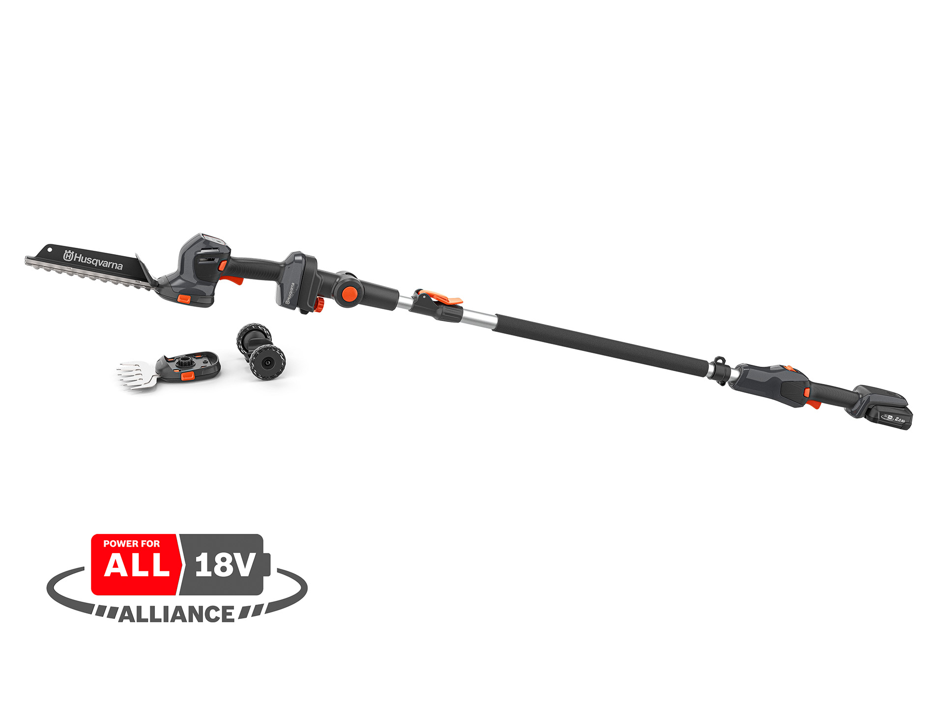 Cisaille arbustes sur perche HUSQVARNA Aspire SE20-P4A l.20cm 18V