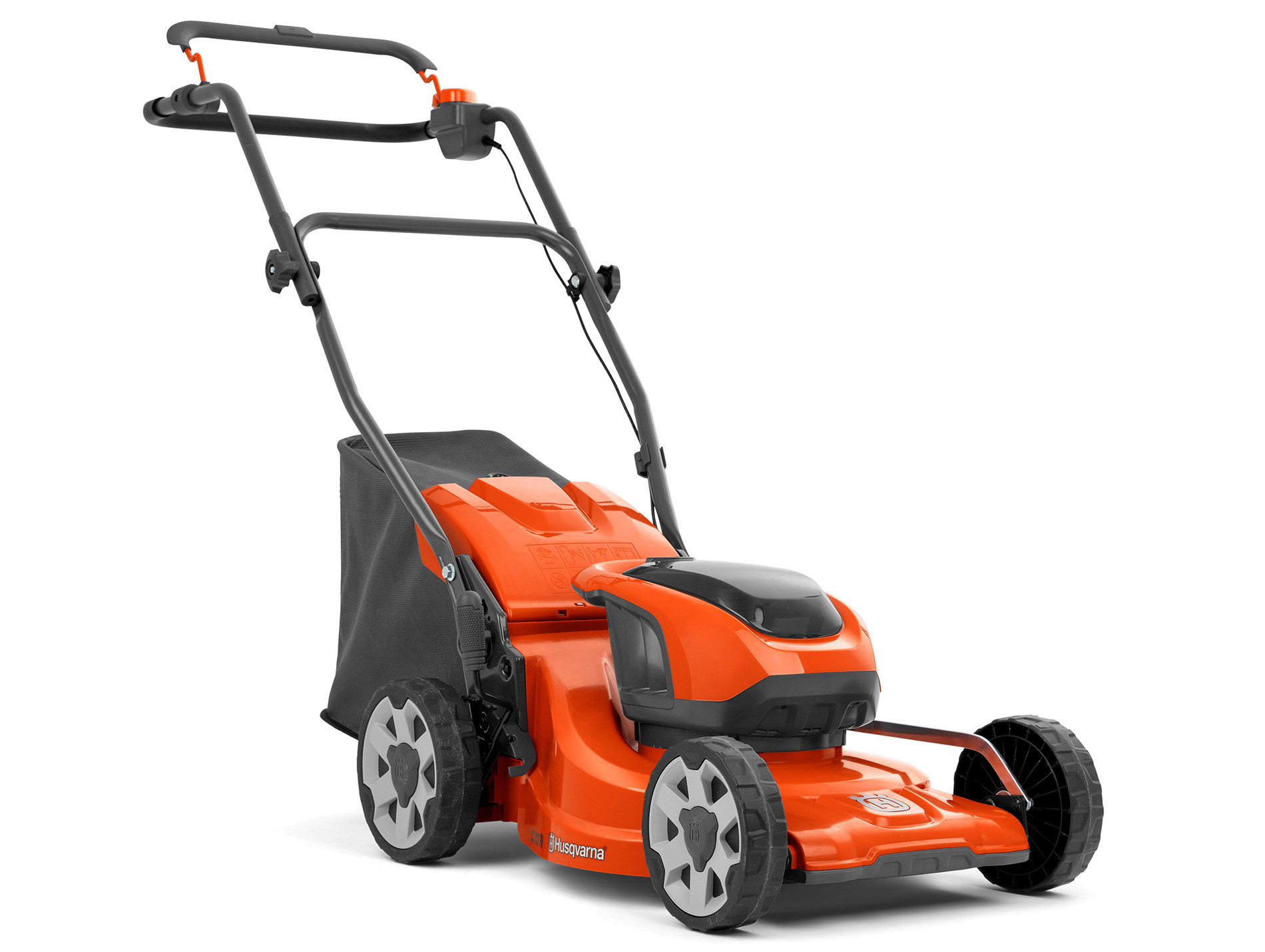 Tondeuse poussée à batterie HUSQVARNA LC137i l.37,5cm batterie x2