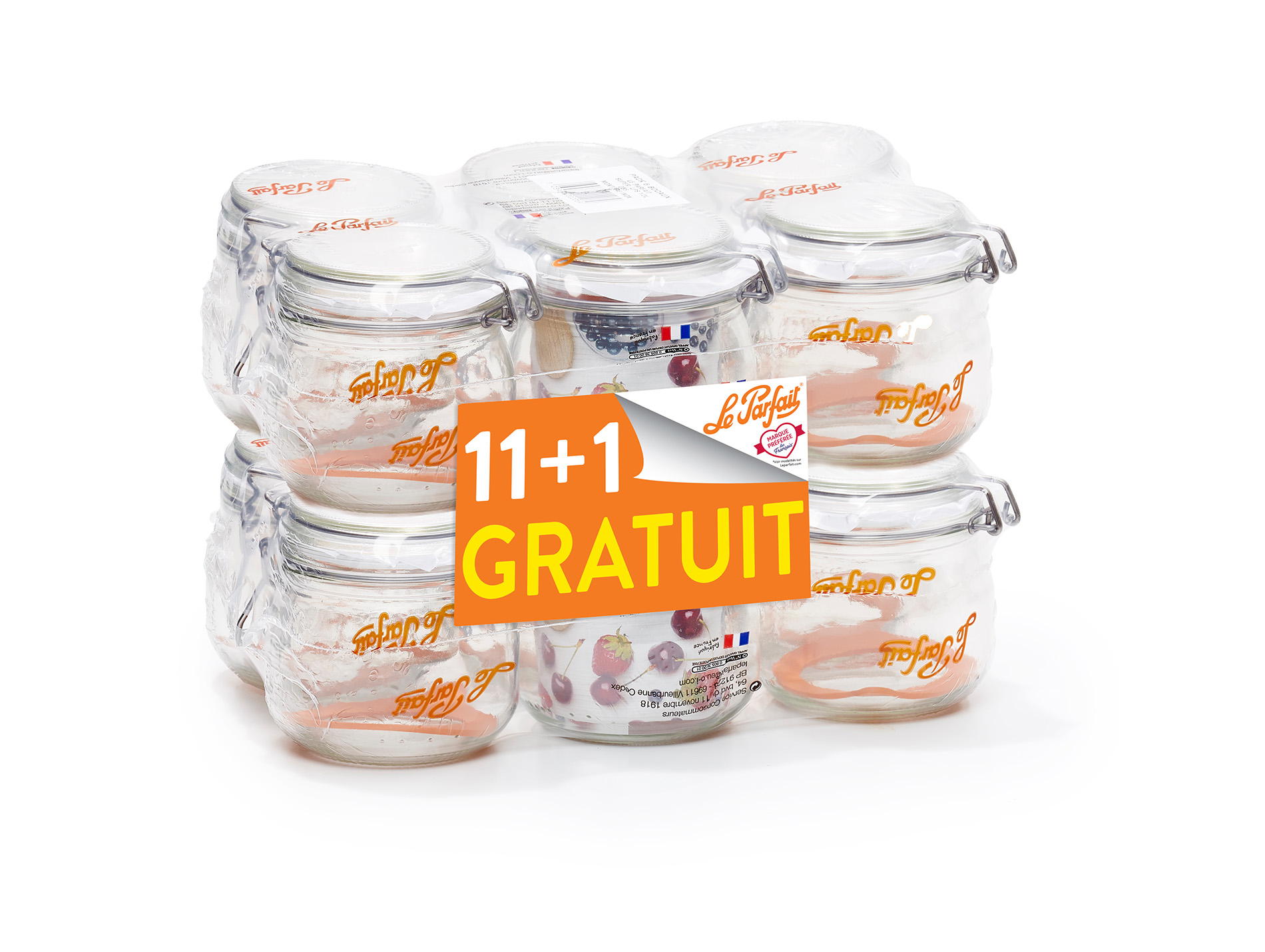 Bocaux LE PARFAIT Super  Ø85 0.5L X12