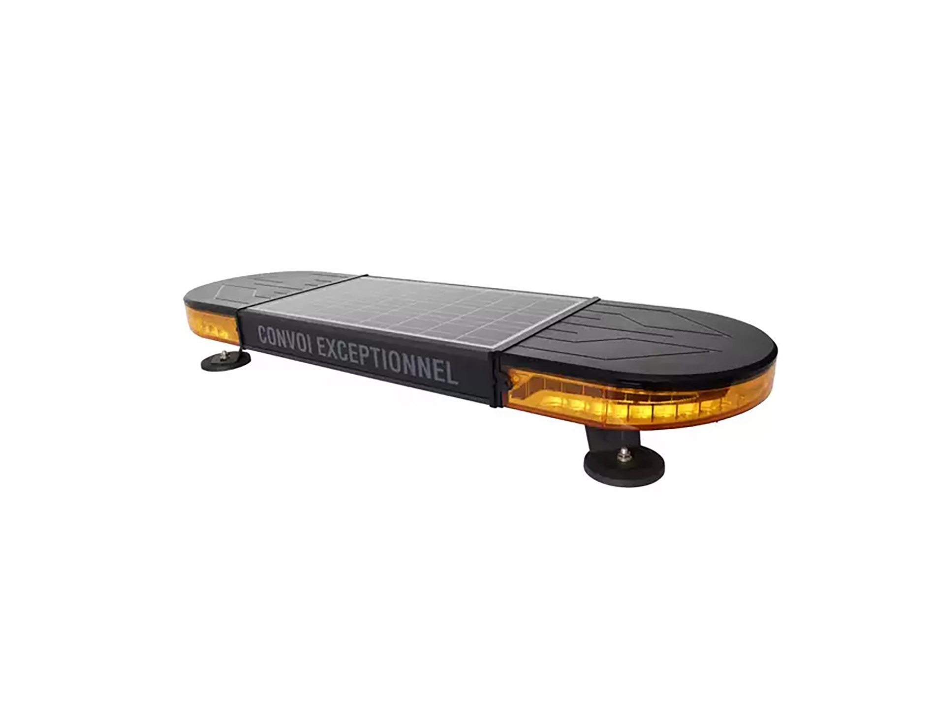 Rampe led signalisation magnétique TECHNI-POWER sans fil solaire