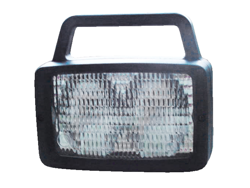 Phare de travail 2 optiques avec poignée et interrupteur