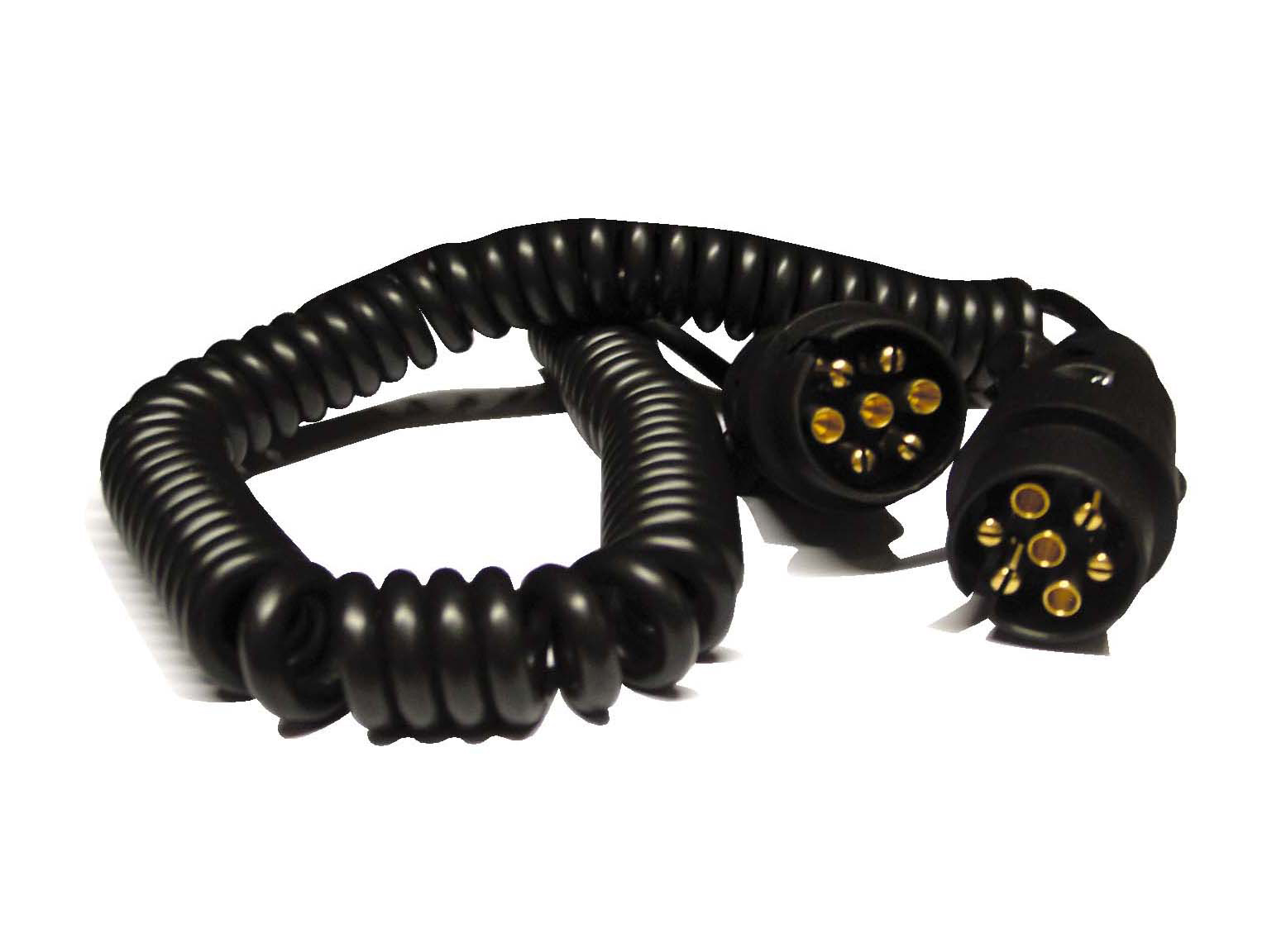 Cordon spiralé mâle/mâle 5 conducteurs SÉLECTION EMERAUDE L.7m