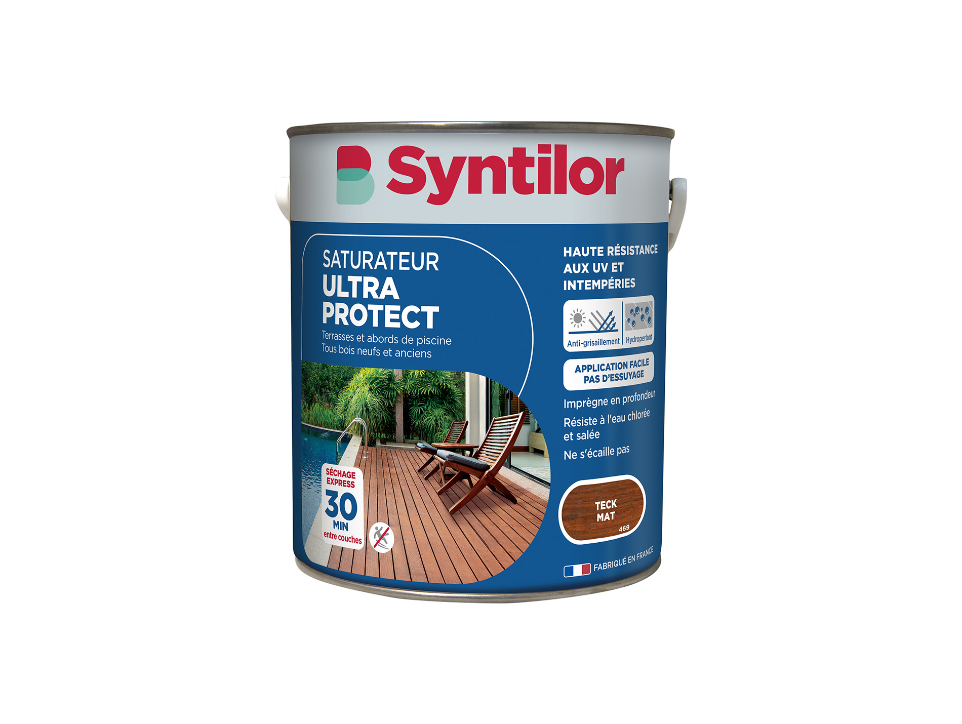 Saturateur Ultra Protect SYNTILOR sol extérieur Teck mat 5L