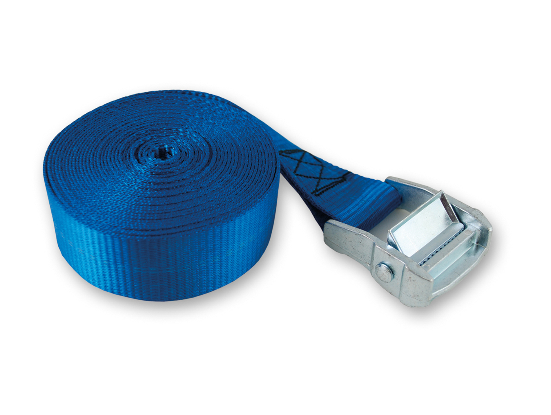 Sangle polypropylène avec came à griffes L.5m bleu