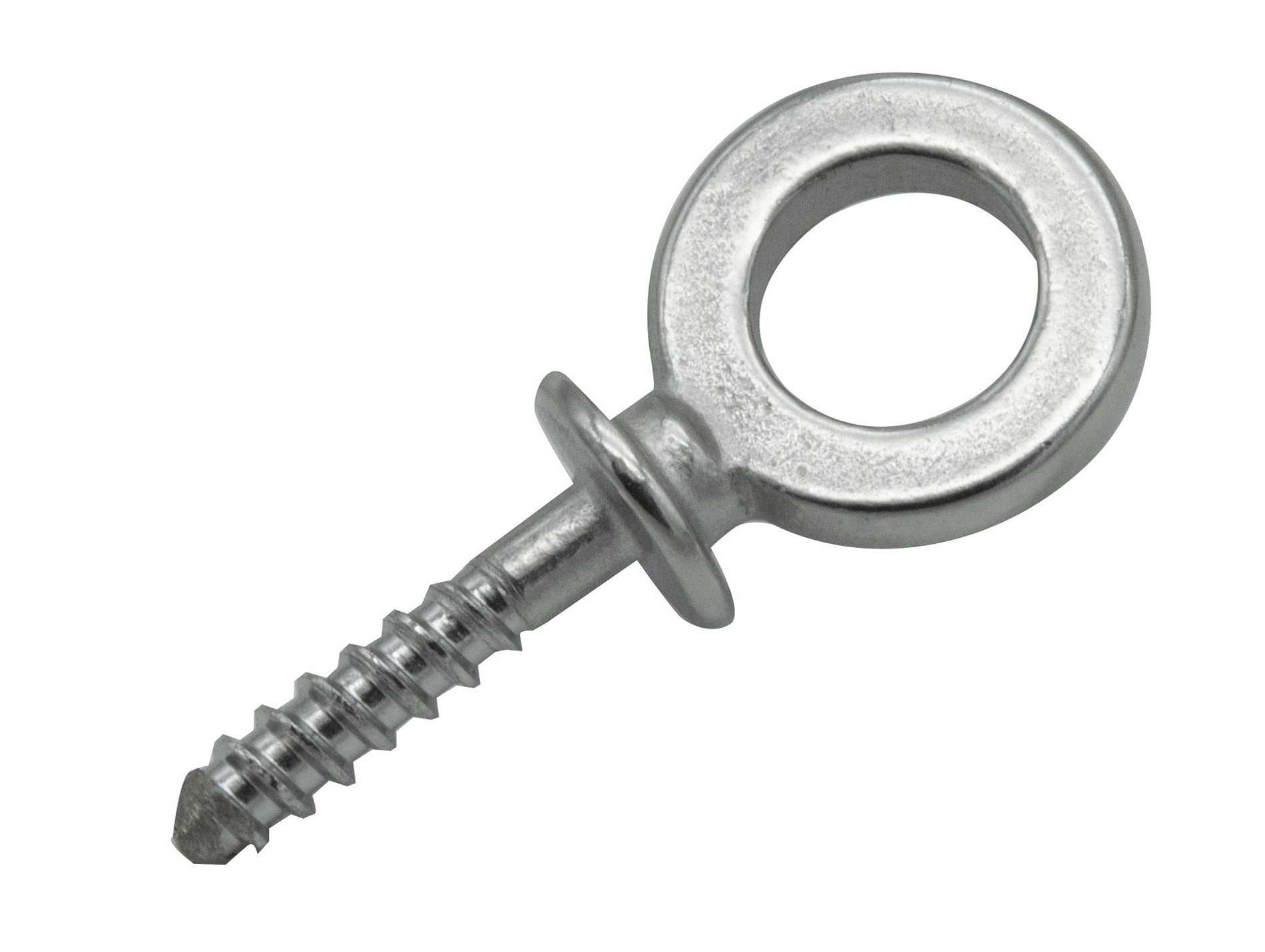 Pitons à oeil vis à bois inox Ø13mm L.30mm x2