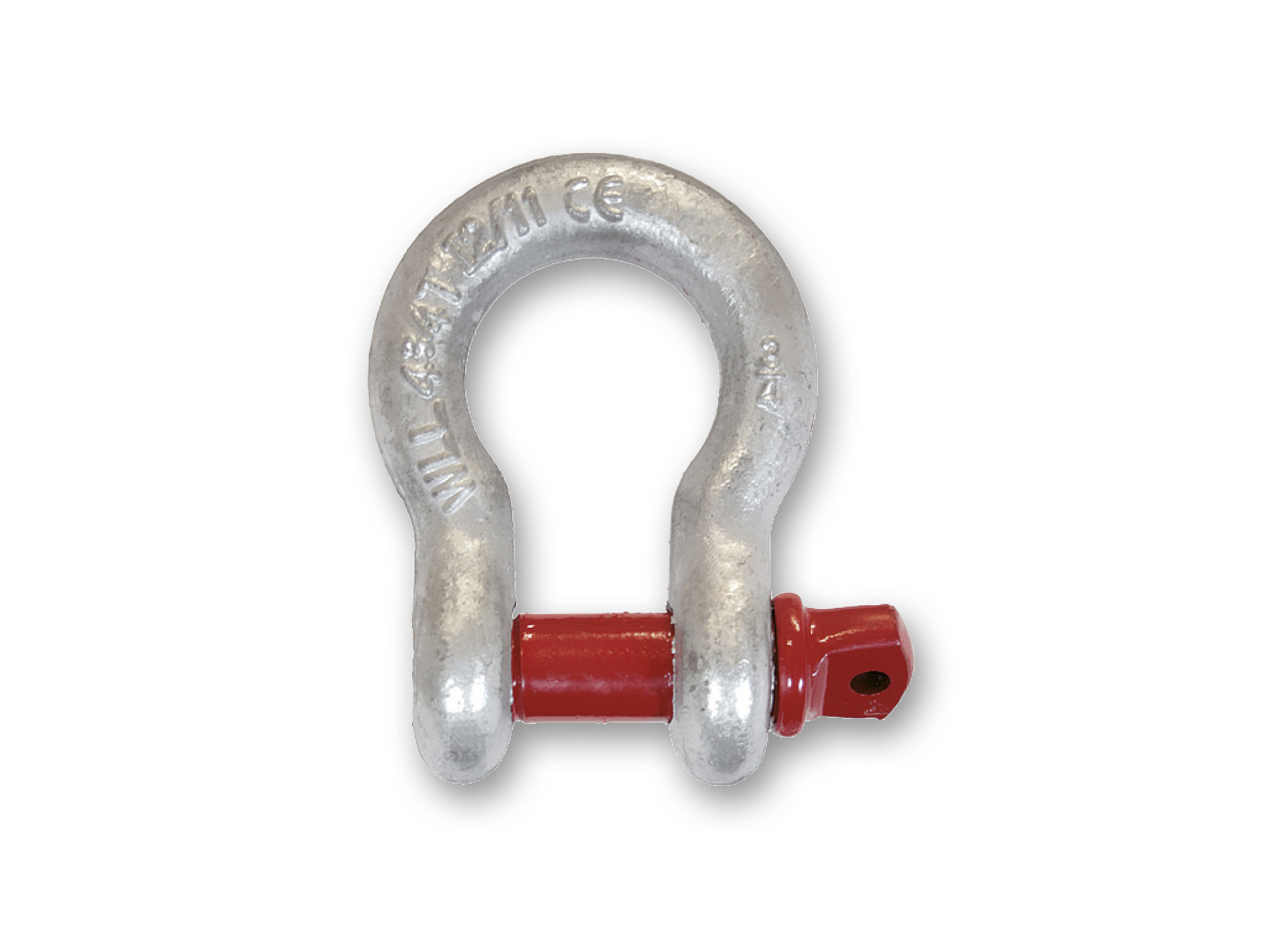 Manille lyre avec piton à oeil acier galvanisé axe 16mm