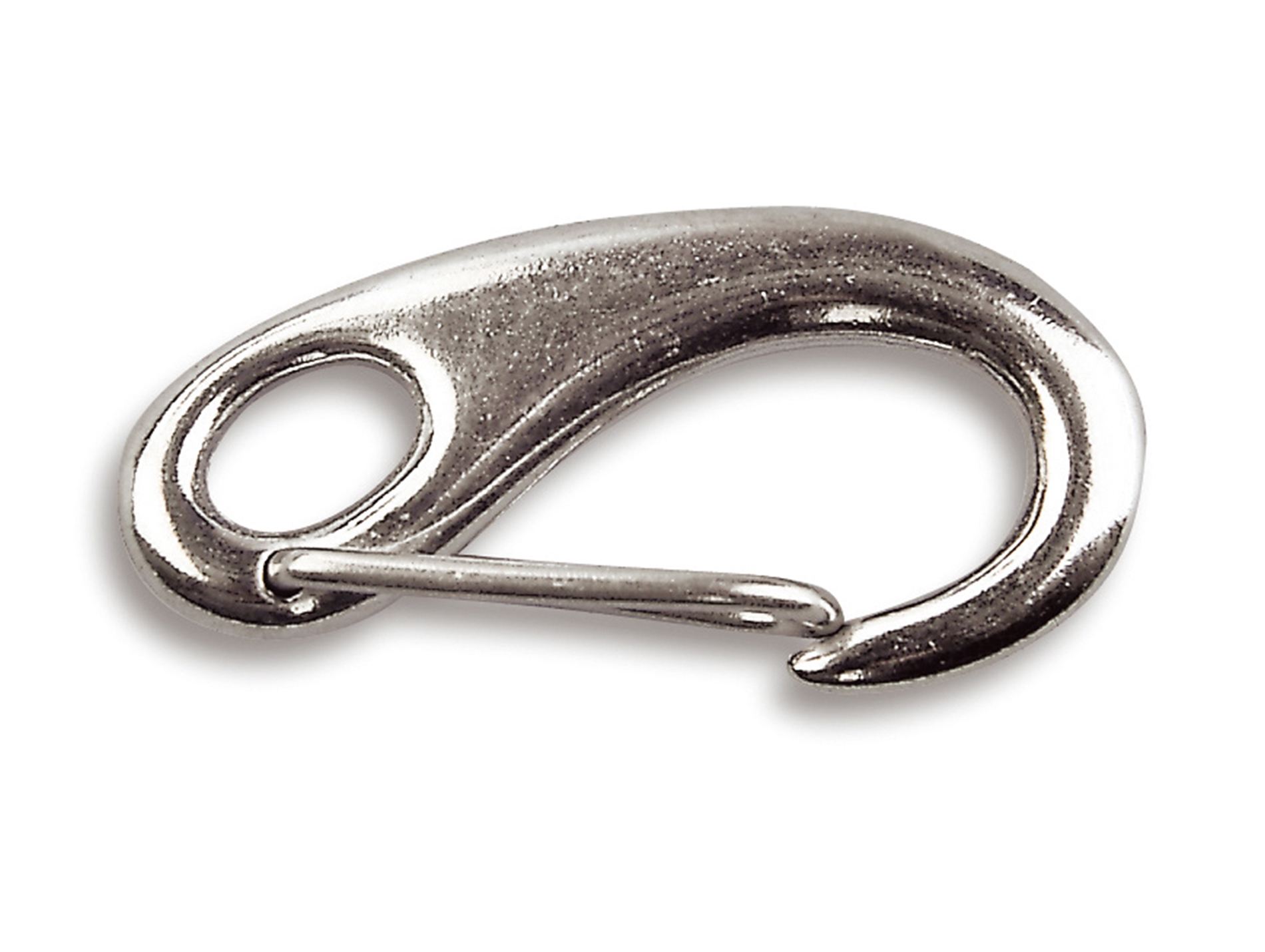 Mousqueton de sécurité inox L.75mm