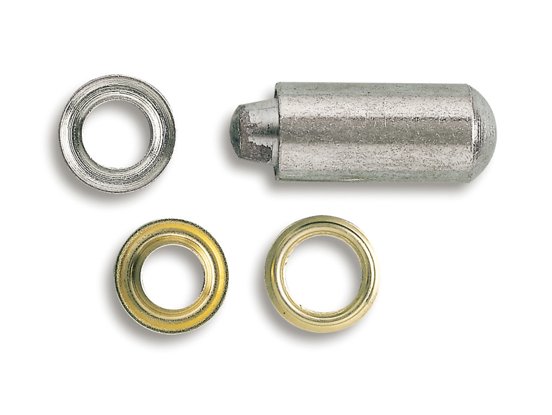 Oeillet de bâche + jeu de pose laiton Ø6mm x50