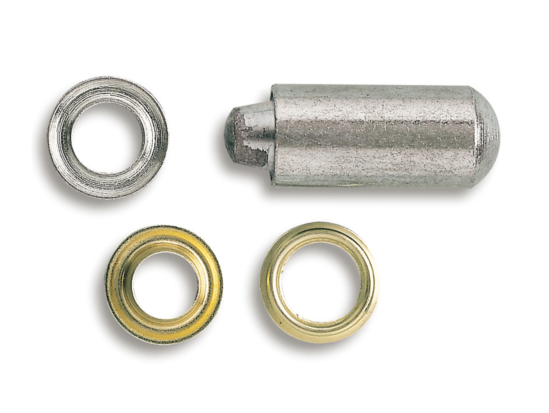 Oeillet de bâche + jeu de pose laiton Ø8mm x25