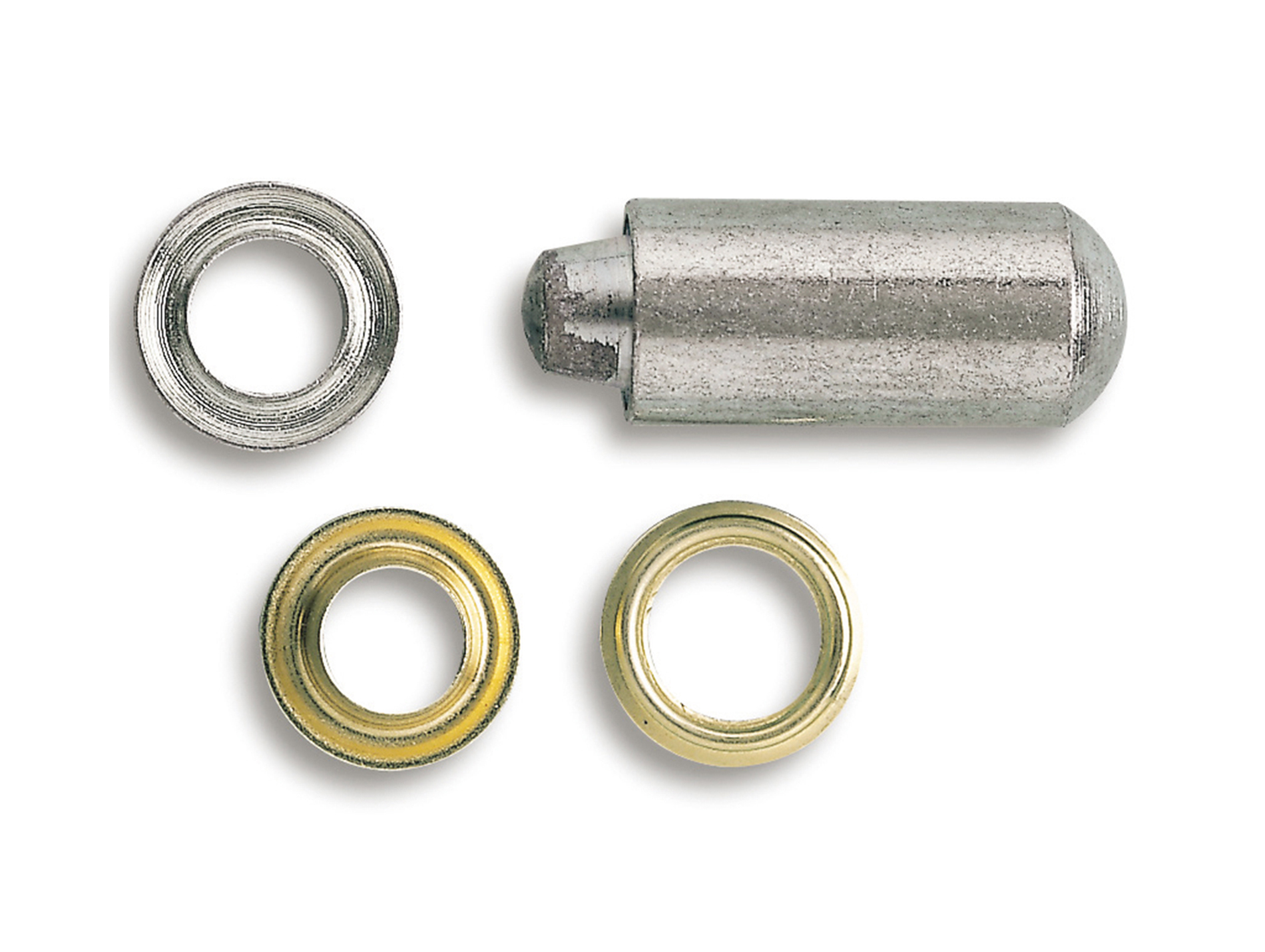 Oeillet de bâche + jeu de pose laiton Ø10mm x25