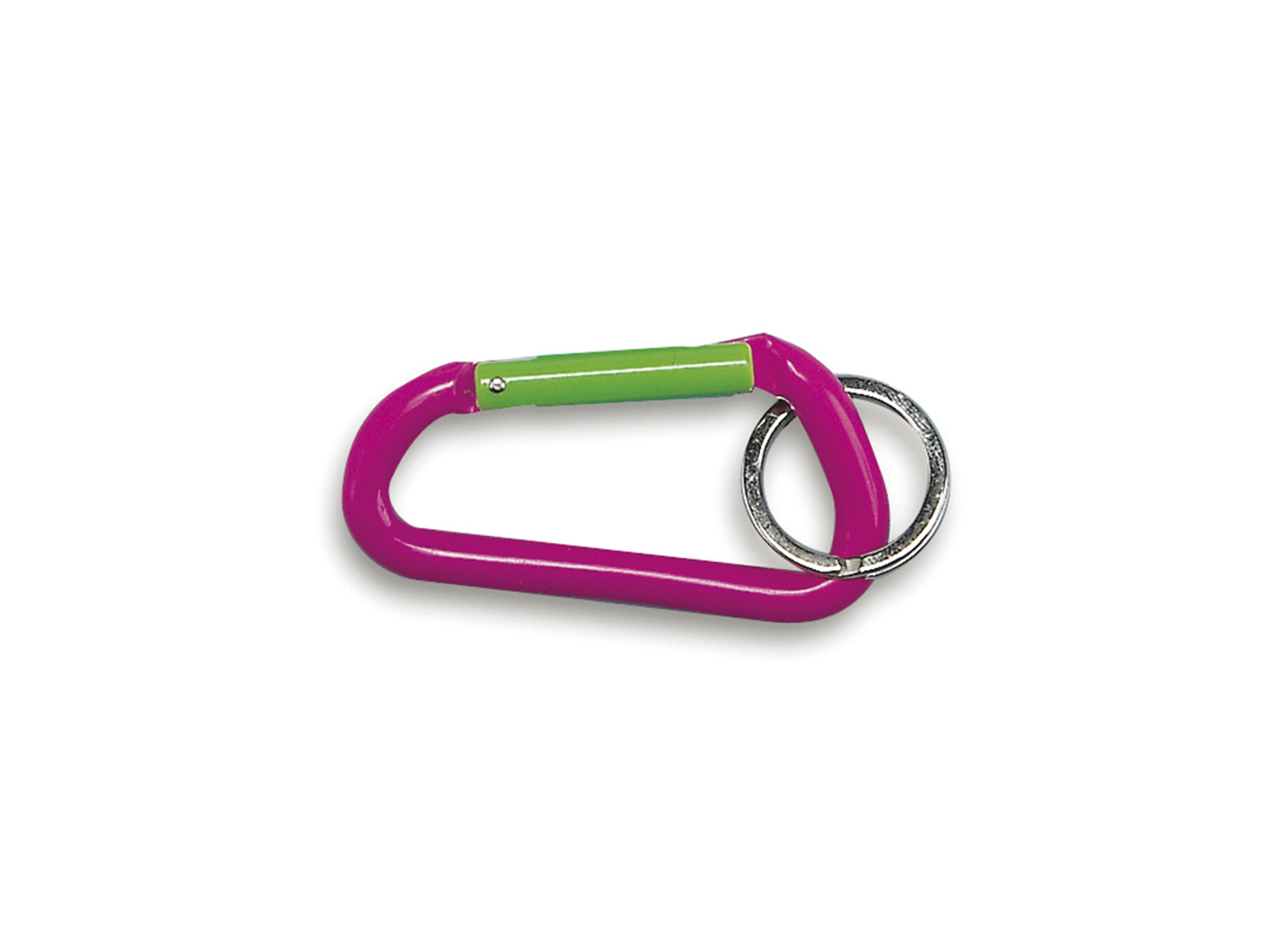 Mousqueton avec anneau acier époxy L.70mm