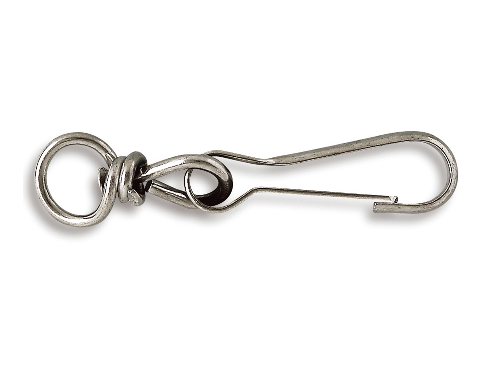 Mousqueton simplex acier zingué L.50mm x2