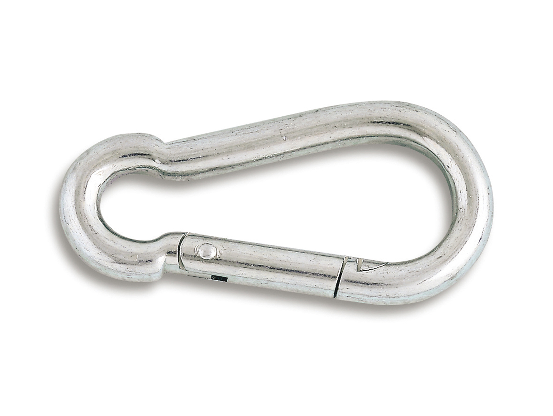 Mousqueton pompier acier zingué Ø5mm L.50mm