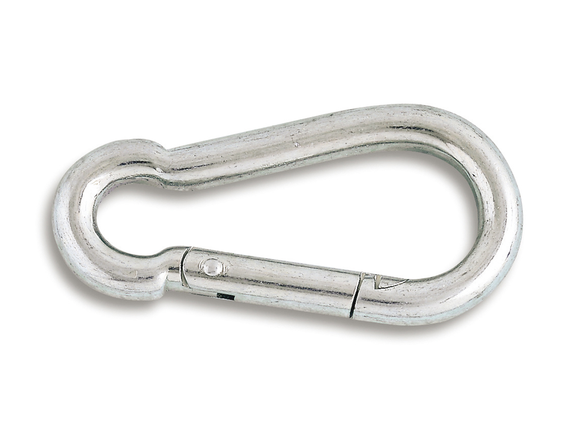 Mousqueton pompier acier zingué Ø4mm x4