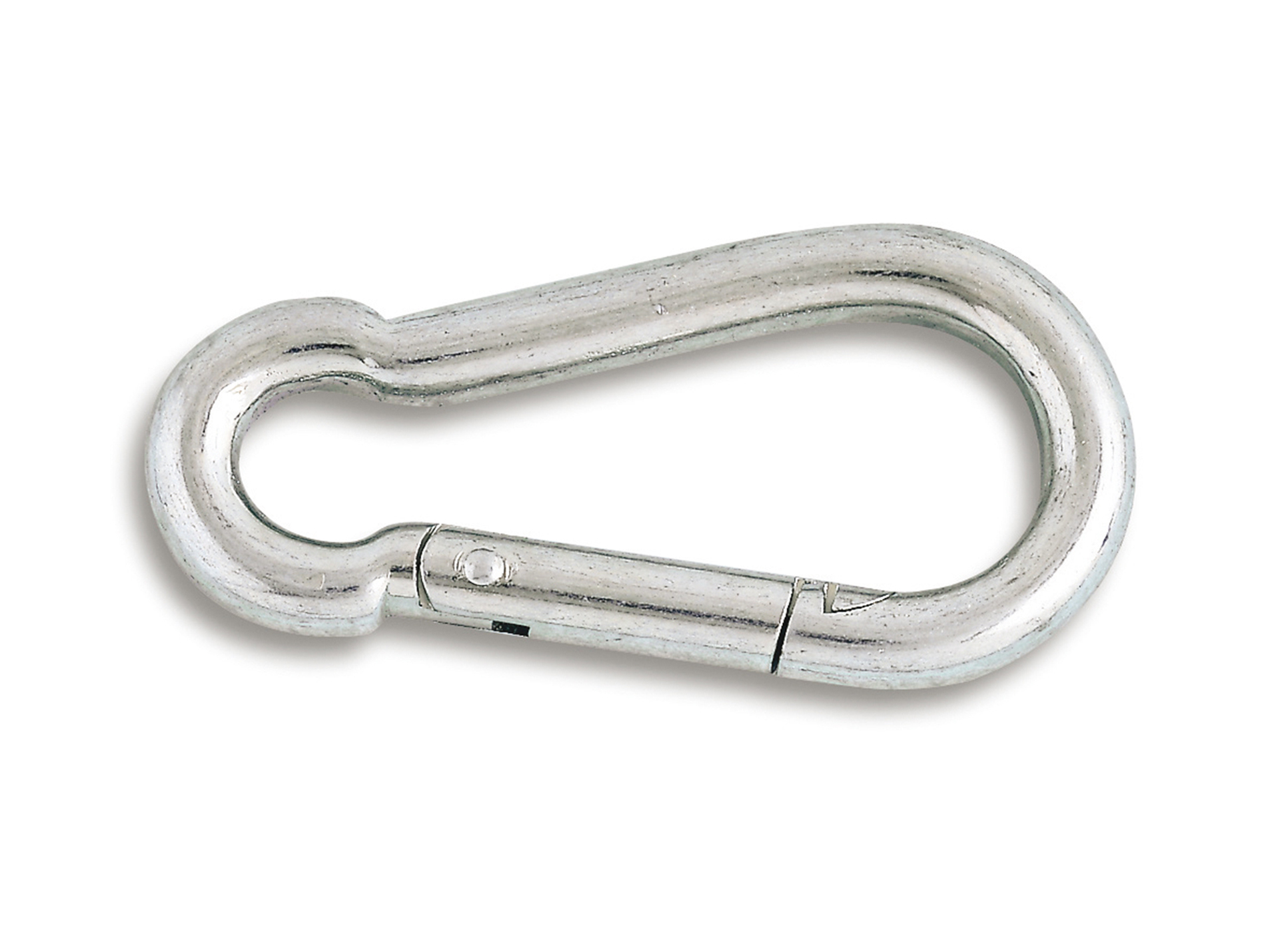 Mousqueton pompier acier zingué Ø8mm L.80mm