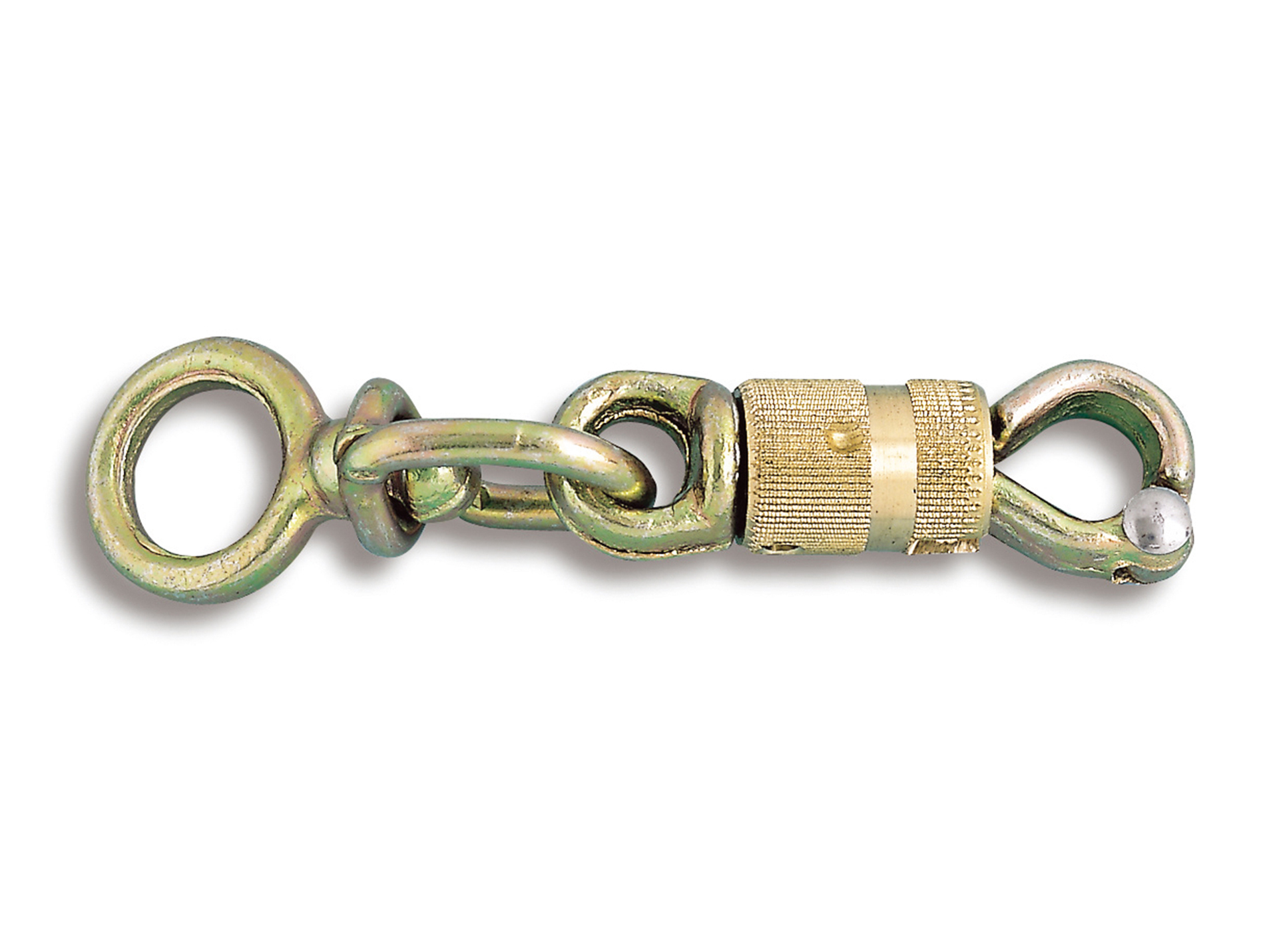 Mousqueton de sécurité acier zingué bichromaté L.85mm