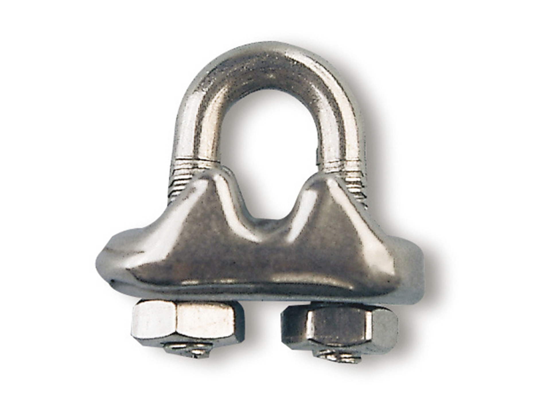 Serre-câble étrier inox pour câblesl Ø3,4mm