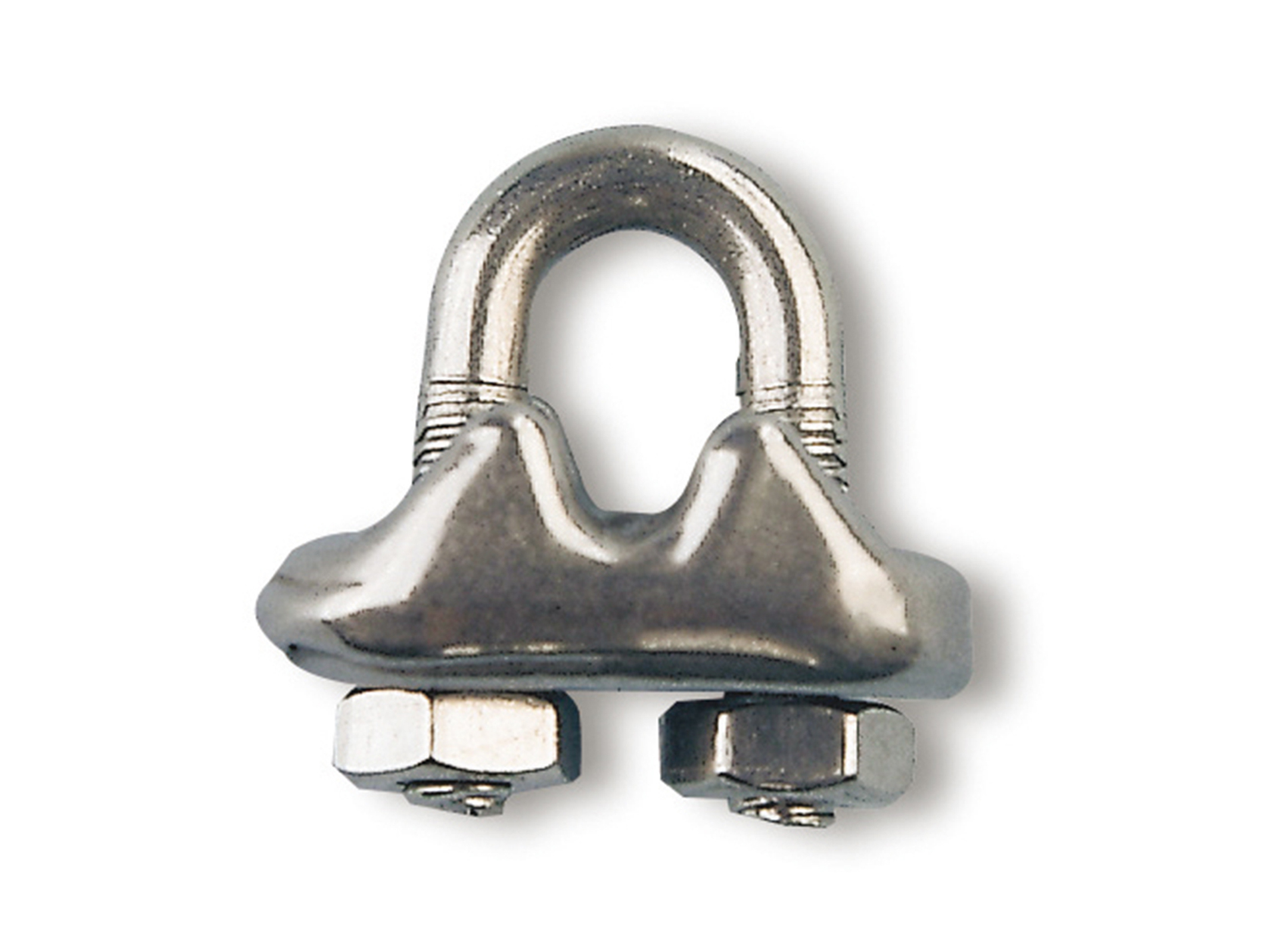 Serre-câble étrier inox pour câbles Ø6mm