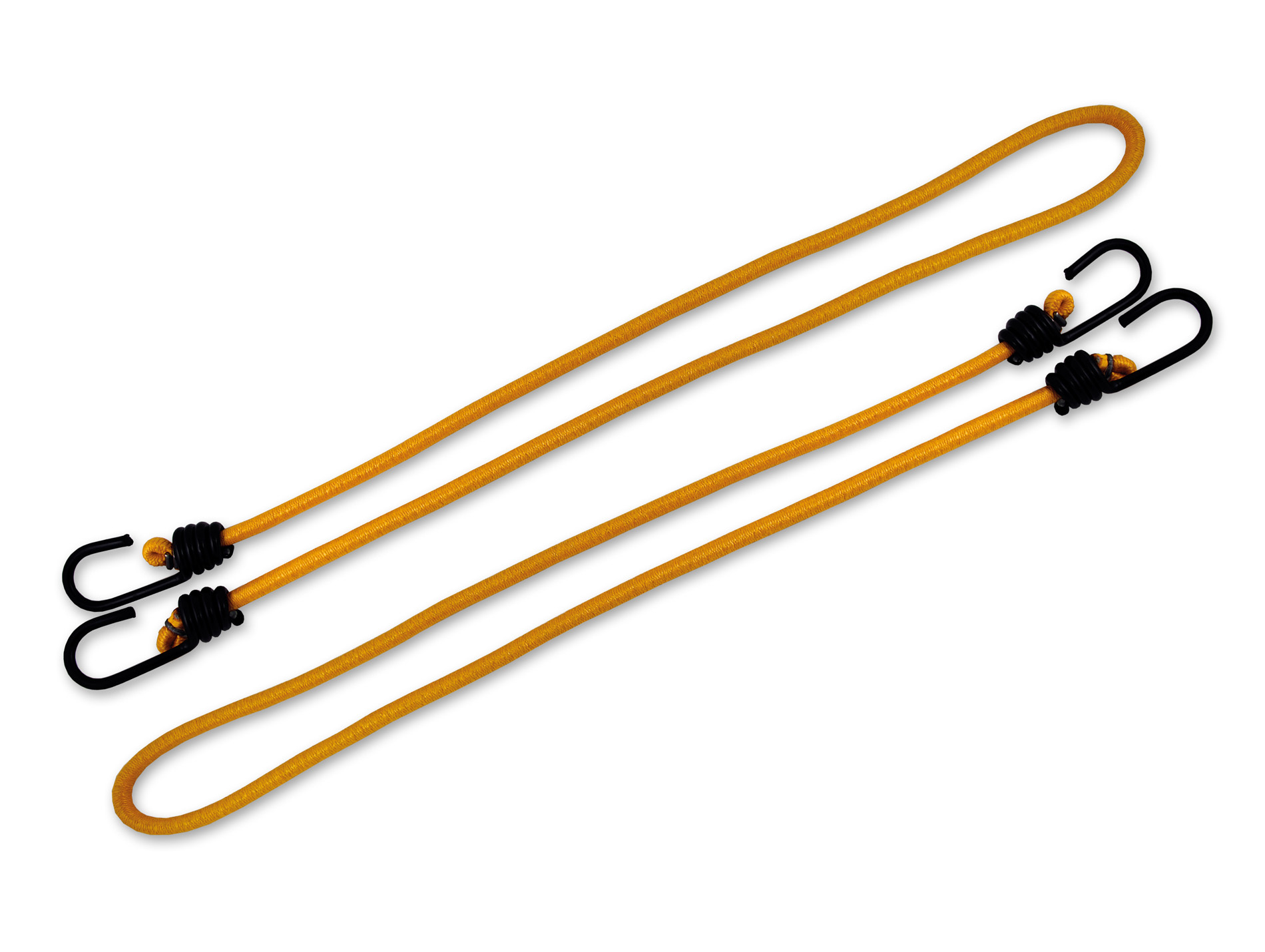 Sandow et crochet acier plastifié Ø8mm L.1m x2