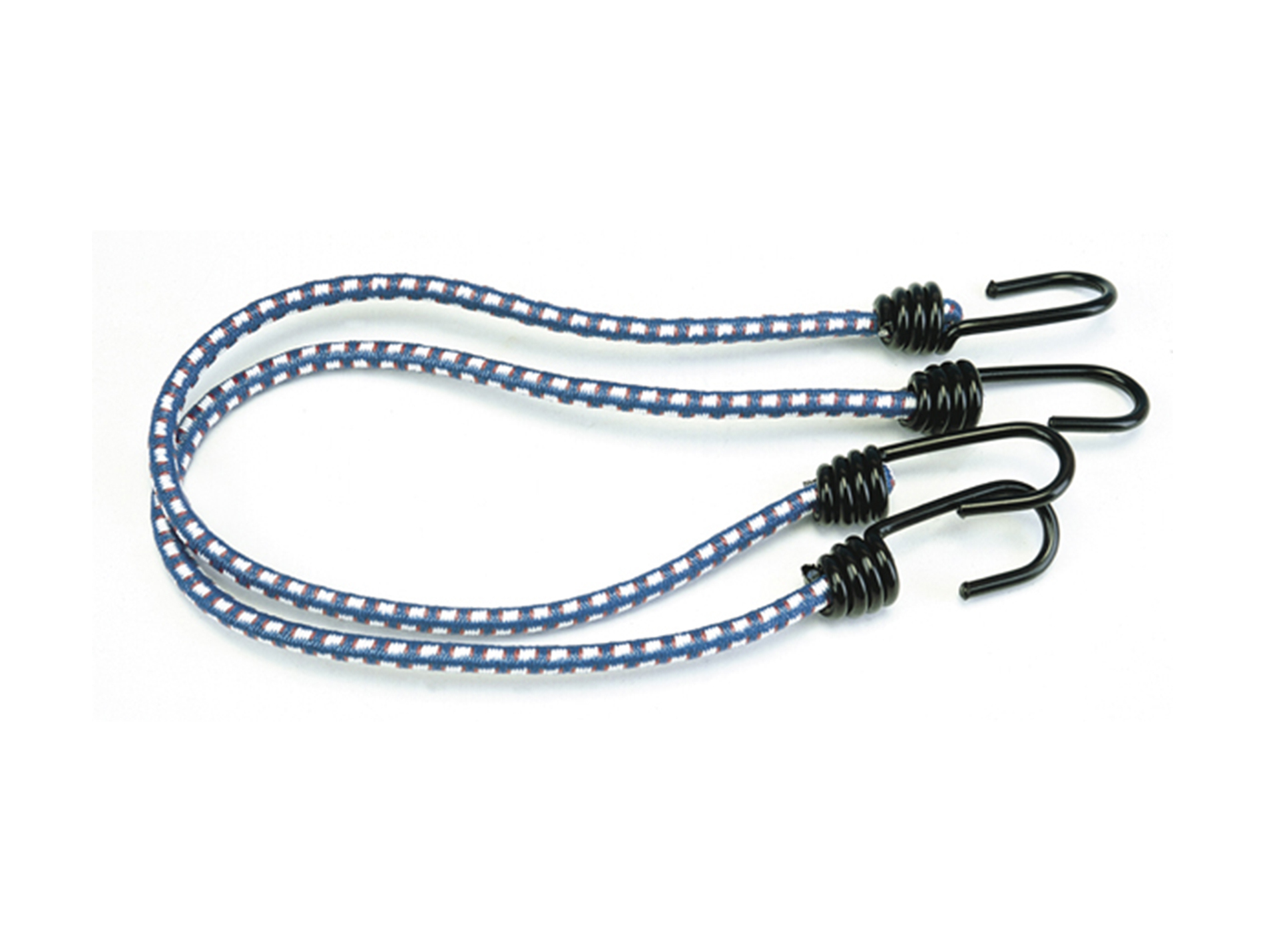 Sandow et crochet acier plastifié Ø8mm L.60cm x2