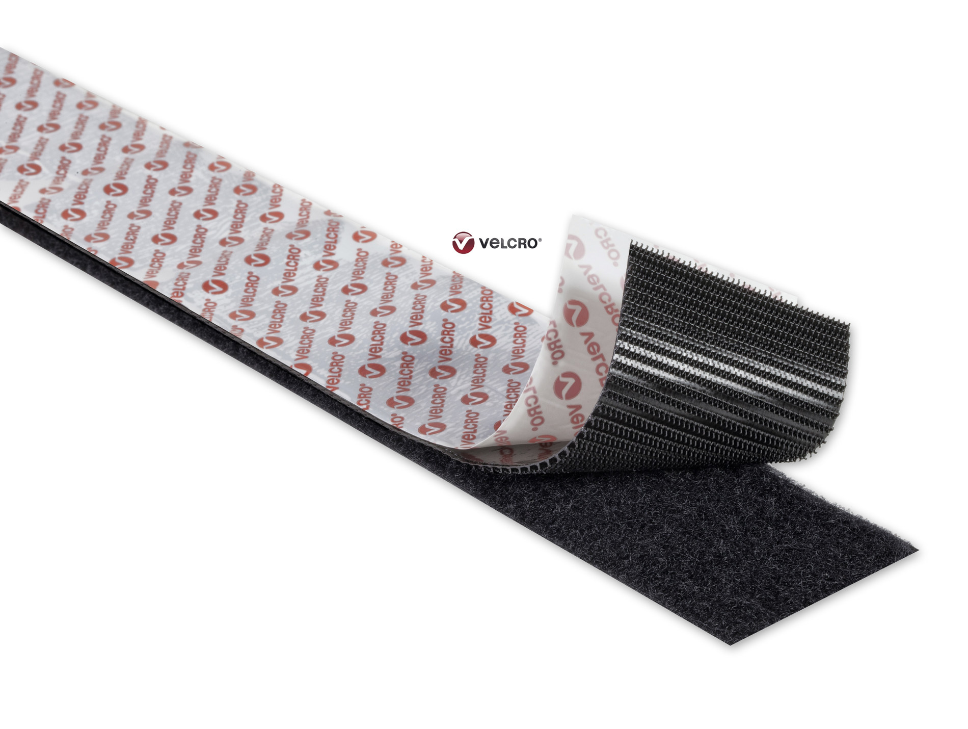 Ruban adhésif velcro extra fort L.1m noir