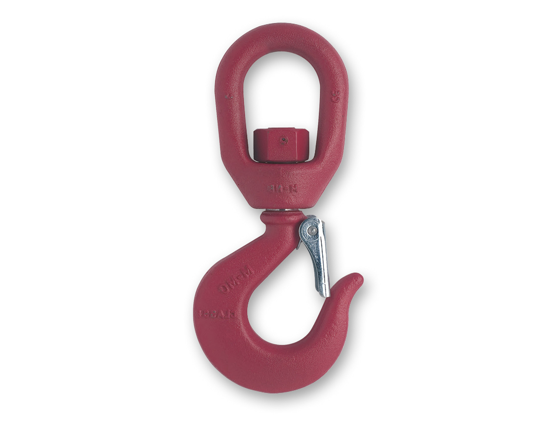 Crochet de levage à émerillon acier carbone 1000Kg