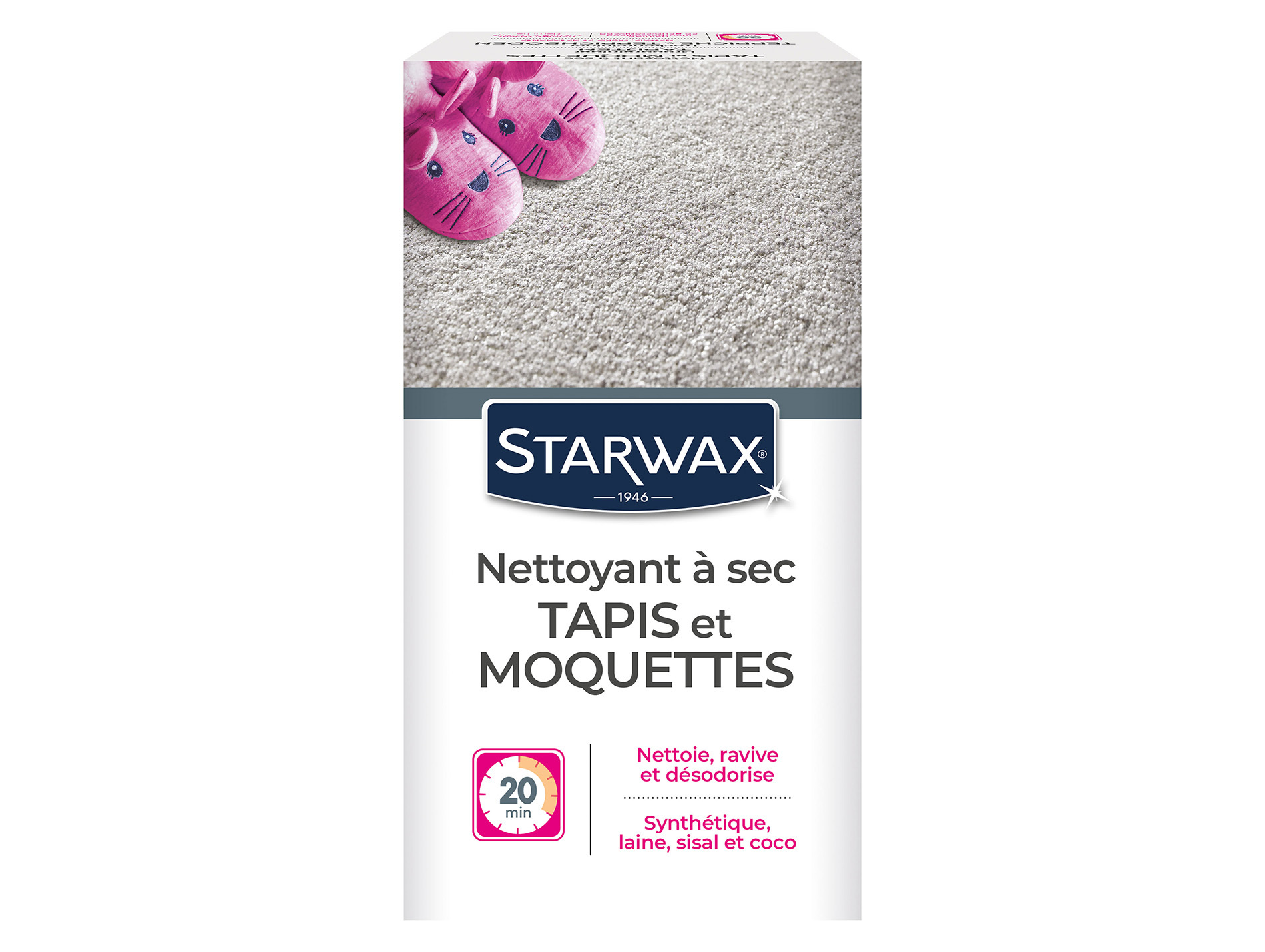 Nettoyant à sec pour tapis & moquettes STARWAX 500g