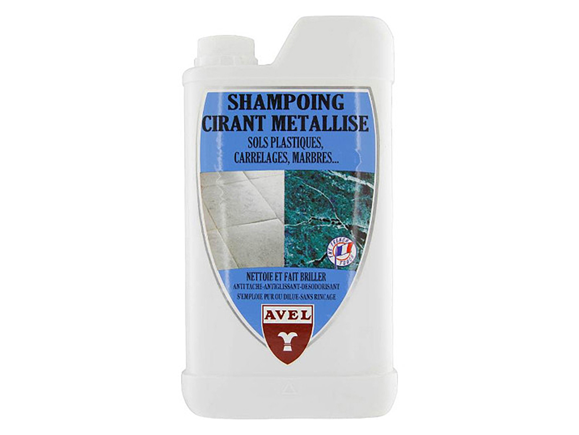 Shampoing cirant pour sols plastiques & carrelages AVEL 1L