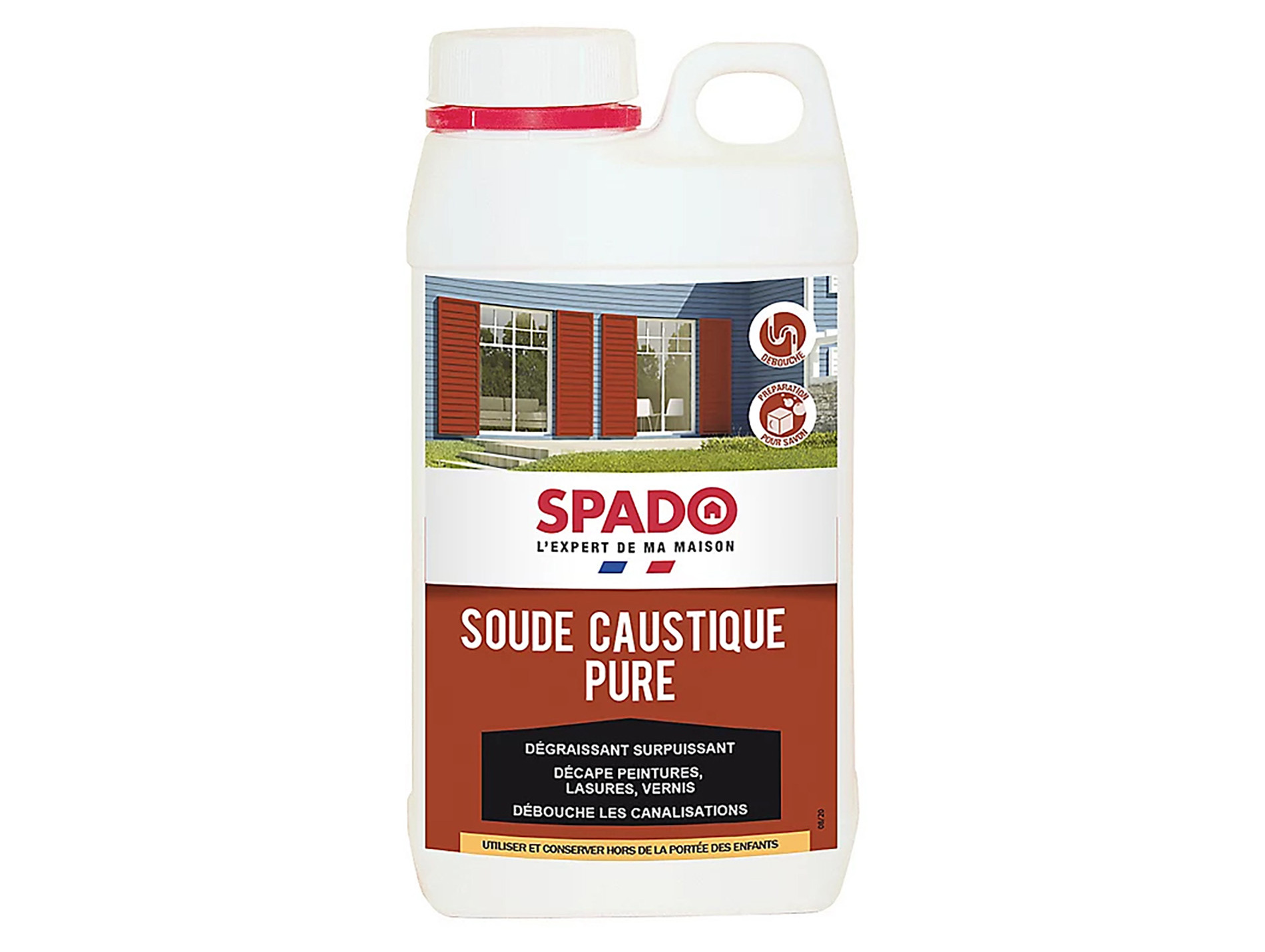 Soude caustique pure SPADO 1kg