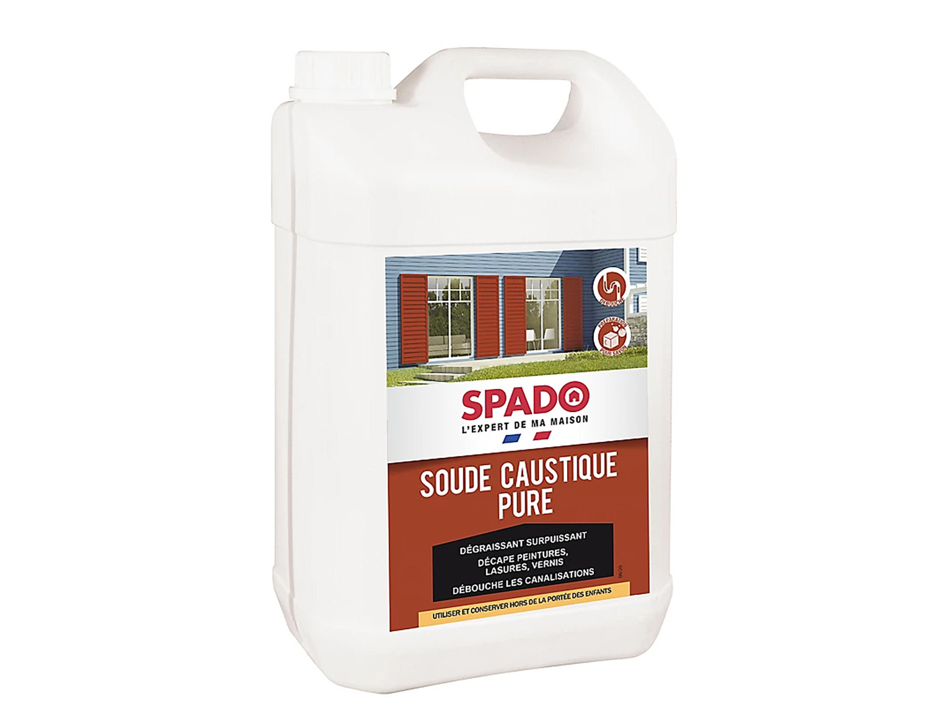 Soude caustique pure SPADO 4kg
