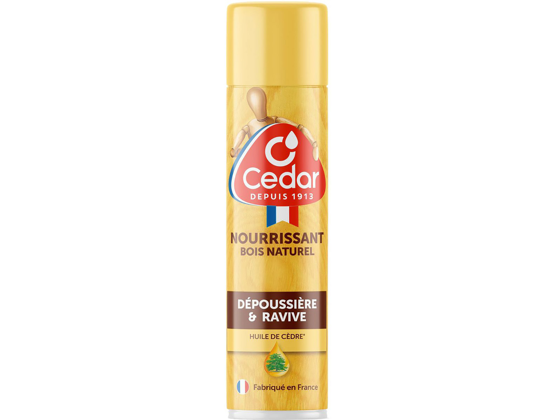 Nourrissant bois naturel aérosol 300ml