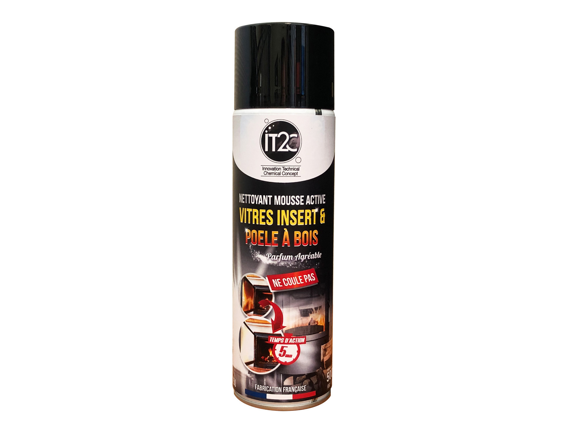 Nettoyant vitre pour insert et poêle à bois 500ml