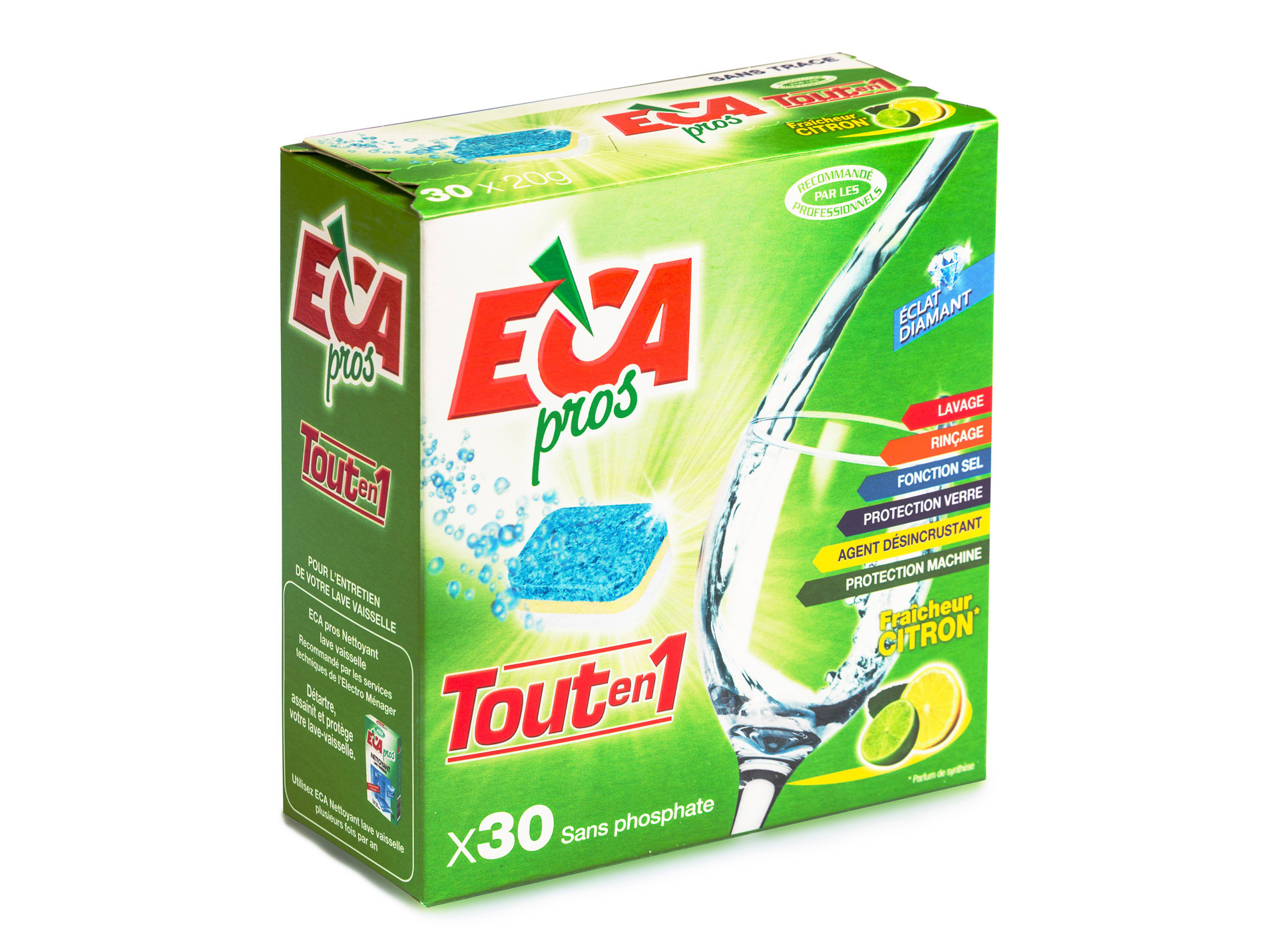 Tablettes lave-vaisselle tout-en-un 30x20g