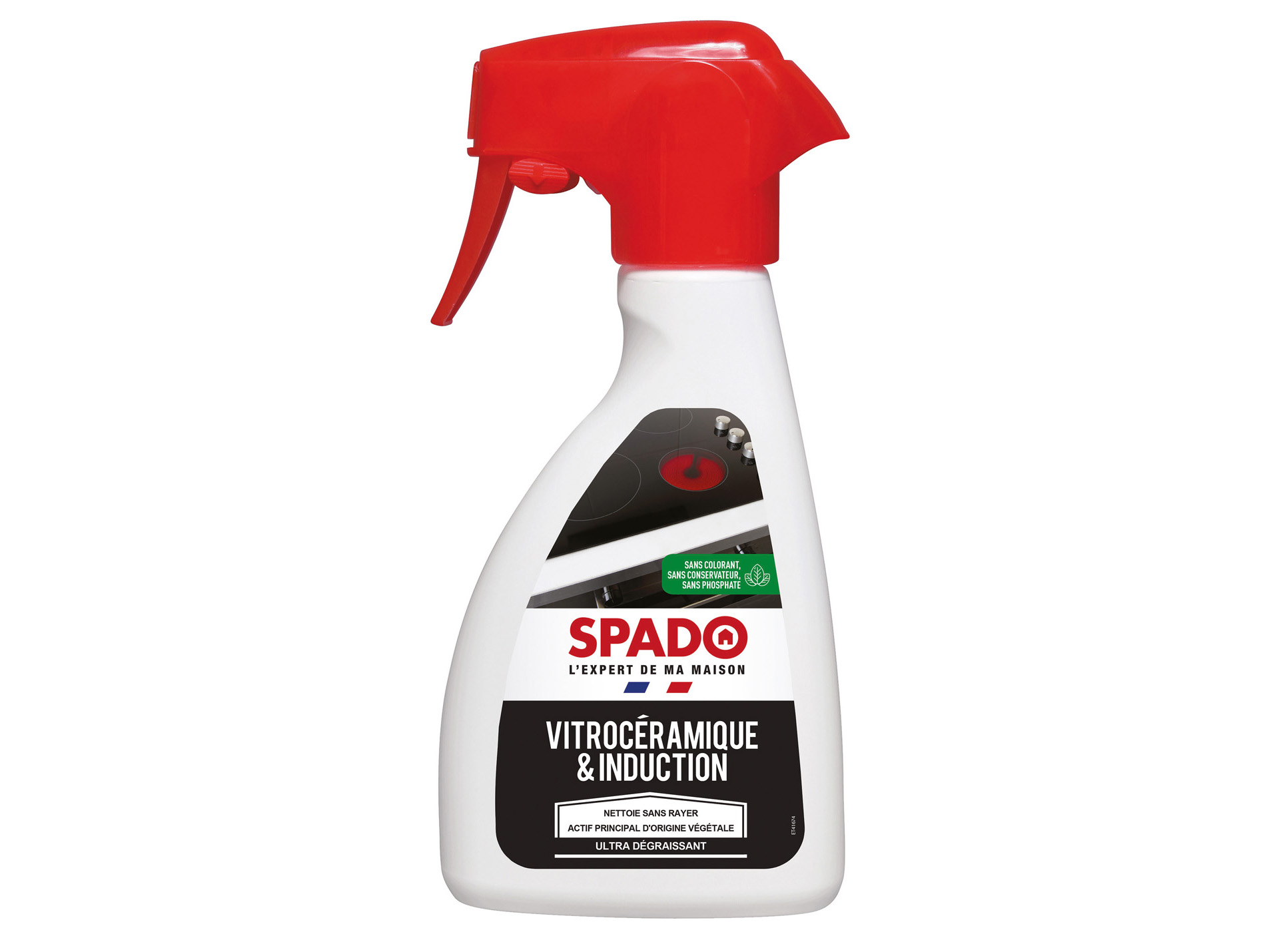 Nettoyant vitrocéramique & induction vaporisateur SPADO 250ml